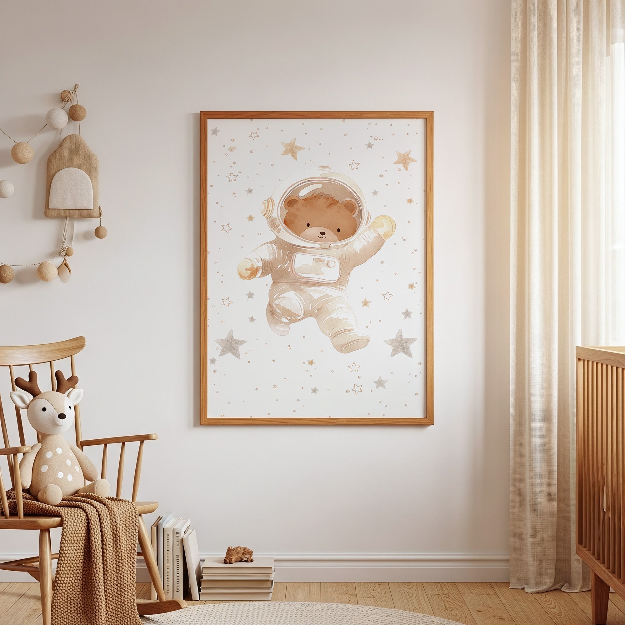 Björn astronaut poster poster