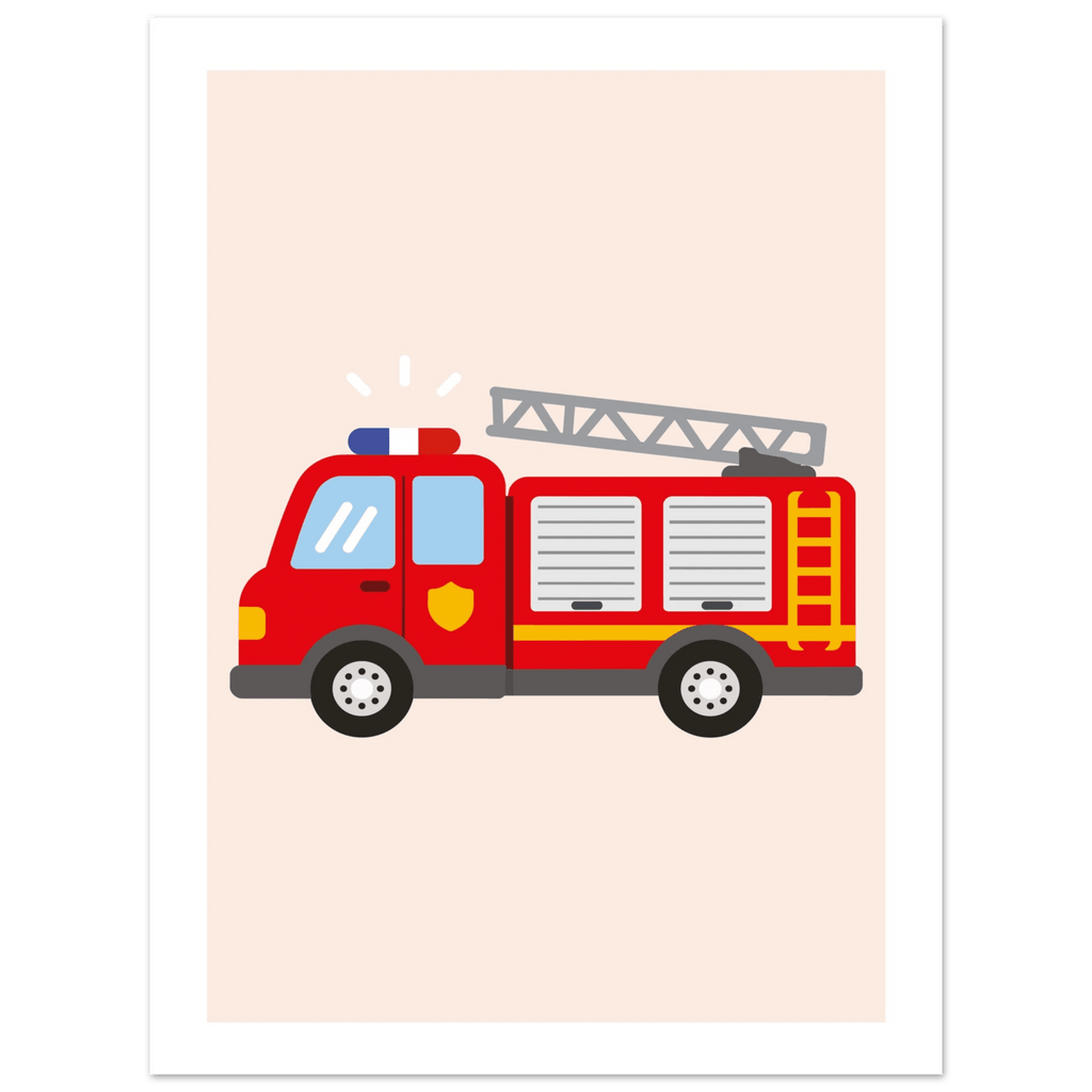 Brandbilsposter poster