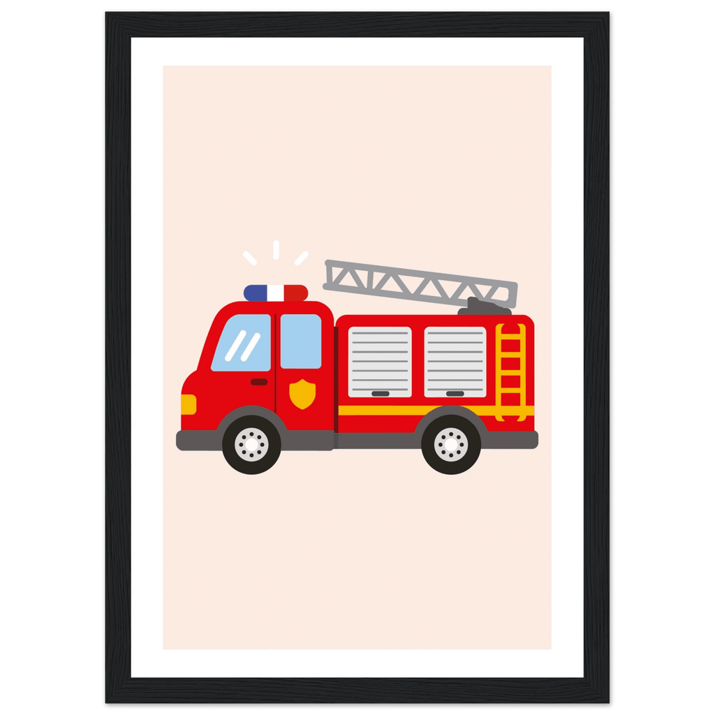 Brandbilsposter poster