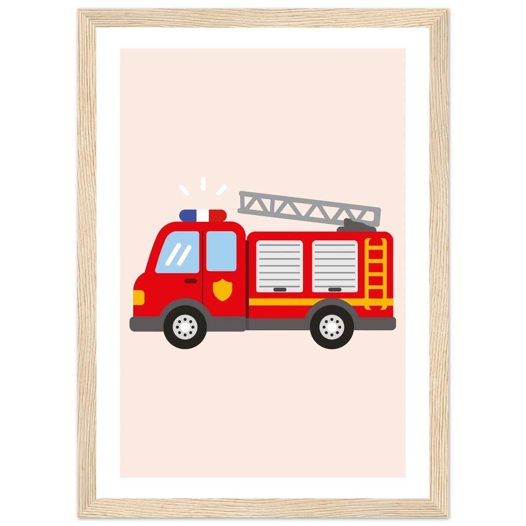 Brandbilsposter poster