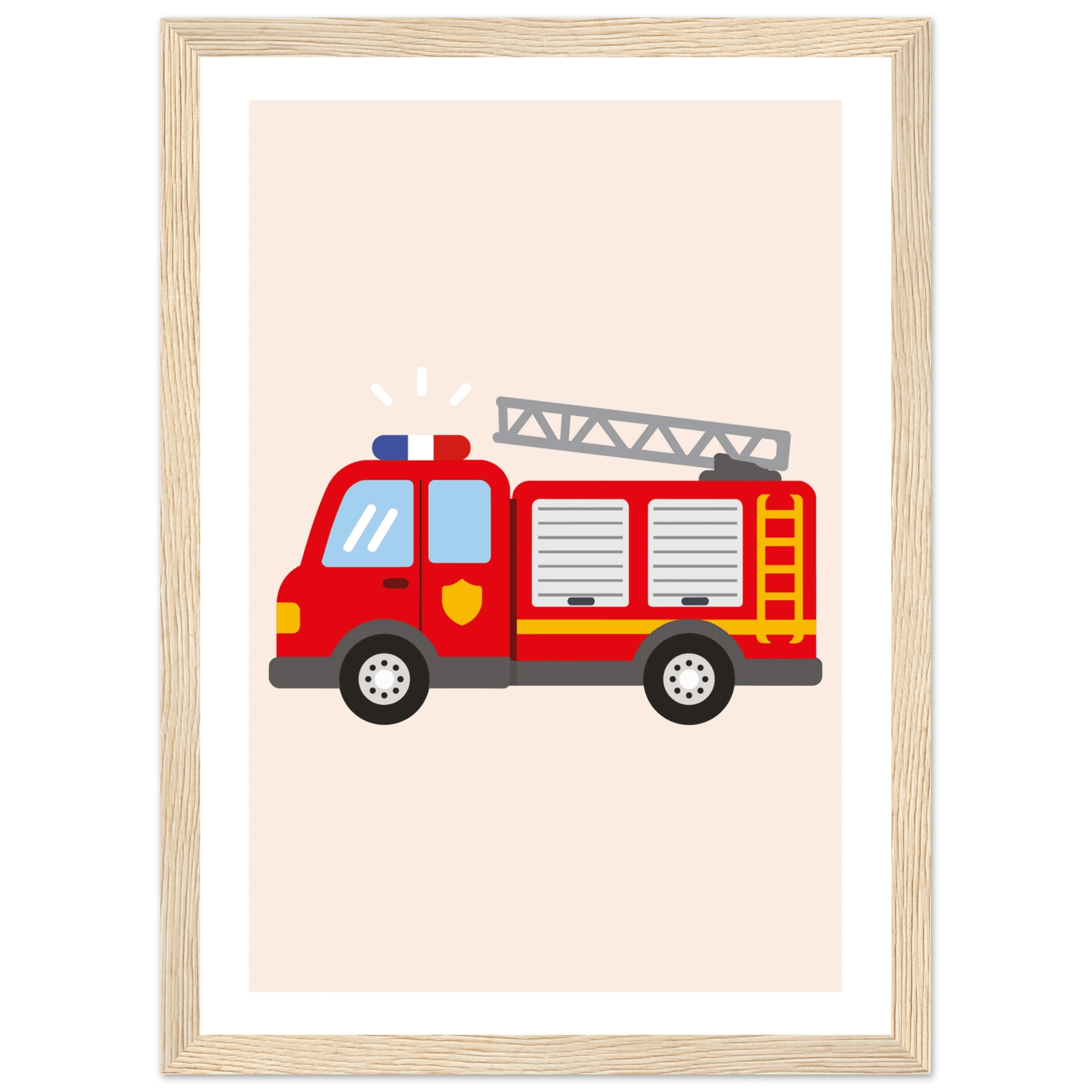 Brandbilsposter poster