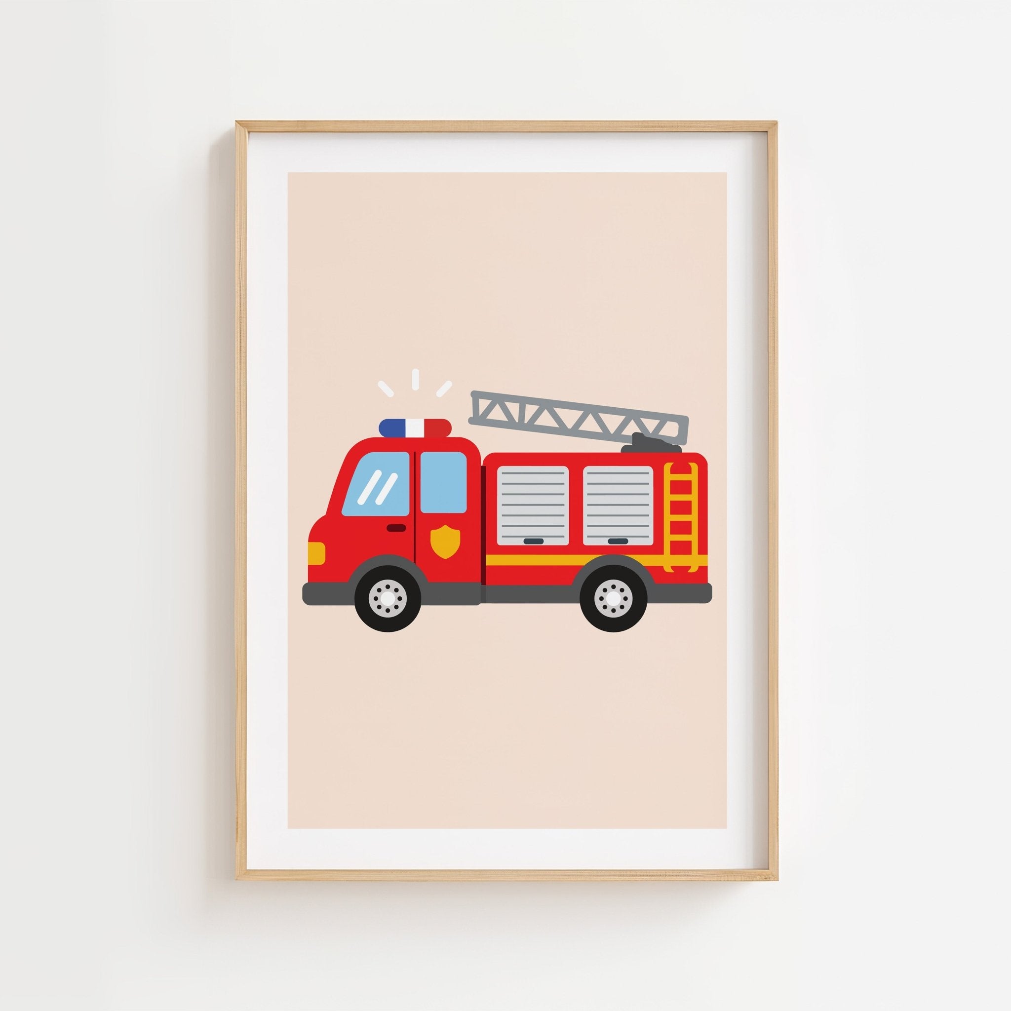 Brandbilsposter poster