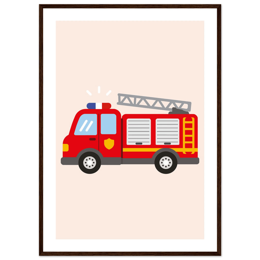 Brandbilsposter poster