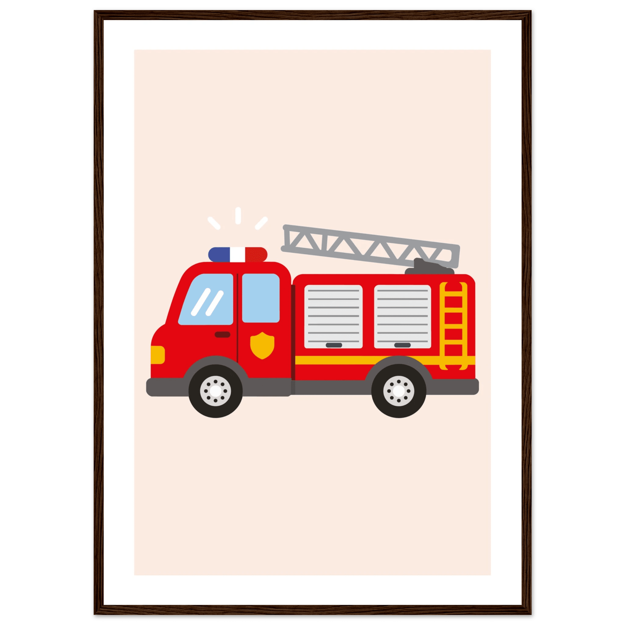 Brandbilsposter poster