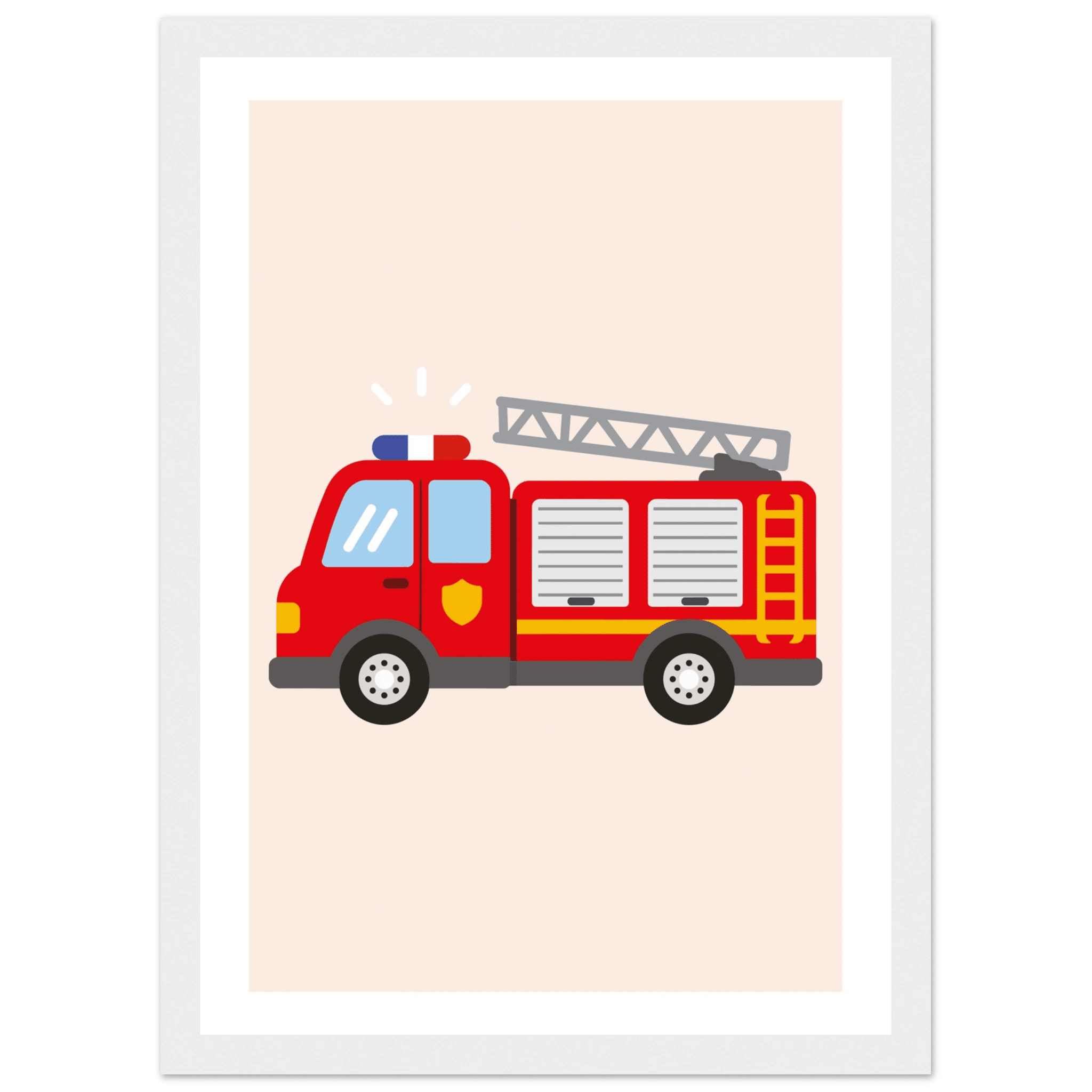 Brandbilsposter poster