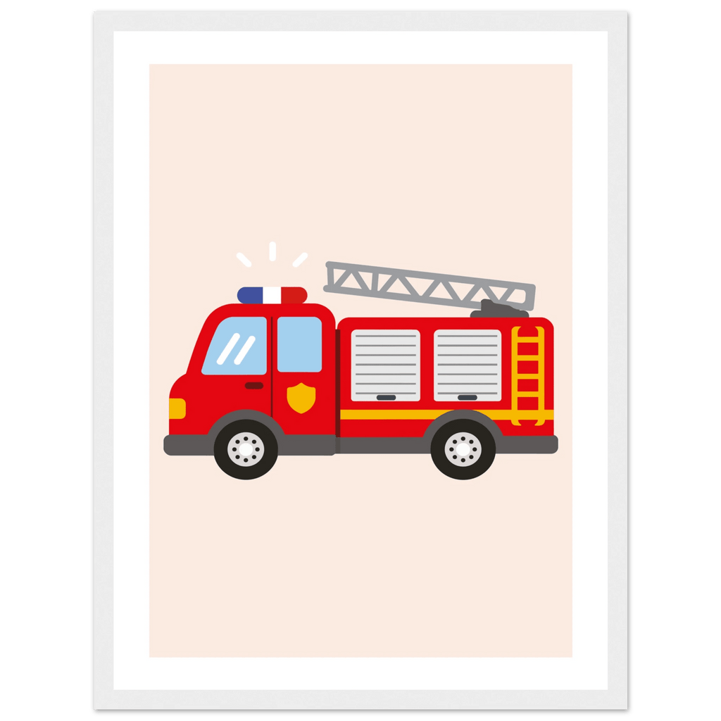 Brandbilsposter poster
