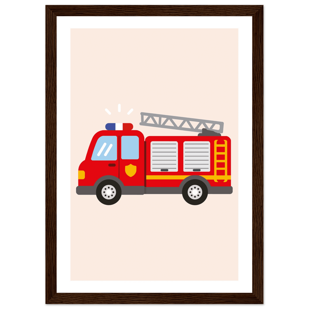 Brandbilsposter poster