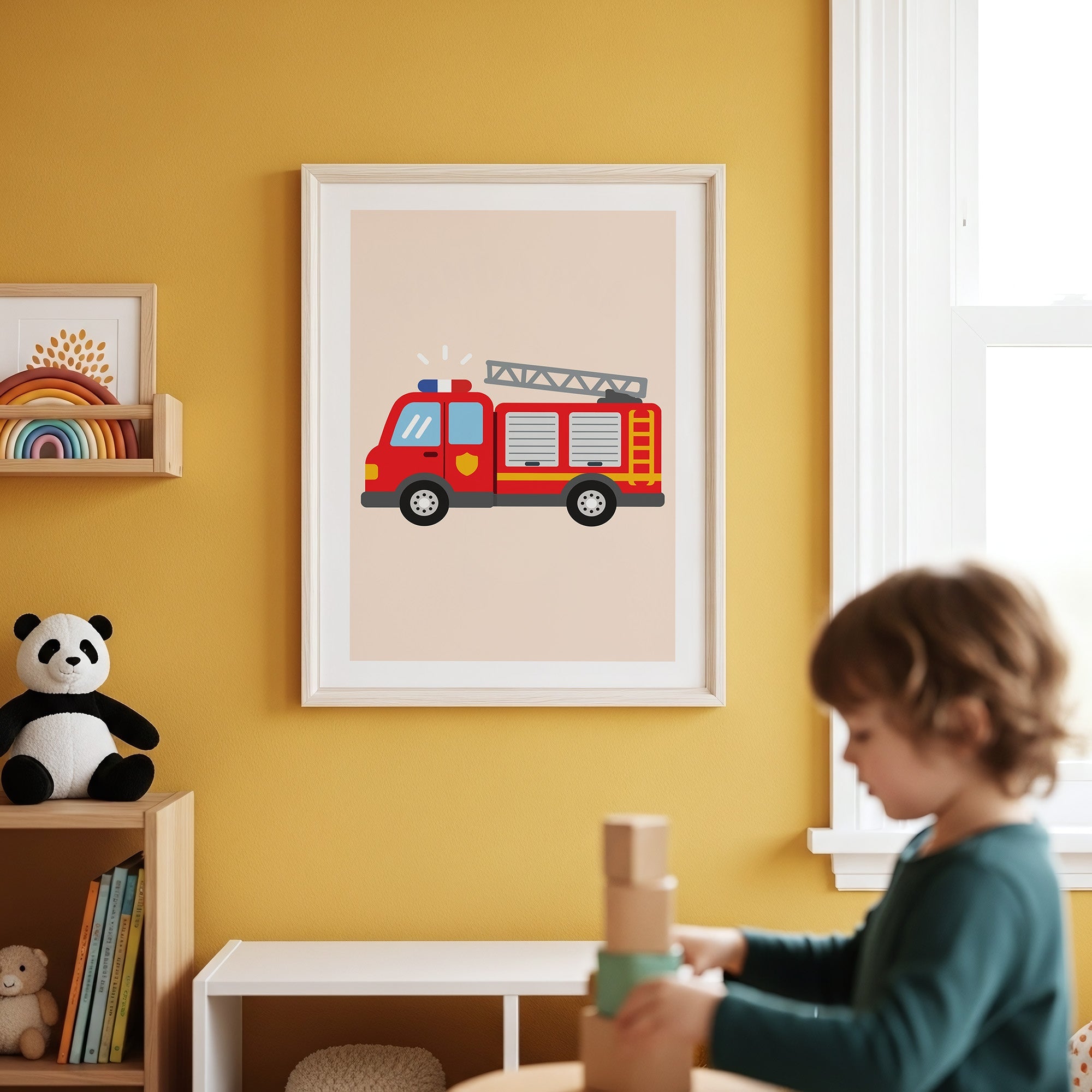 Brandbilsposter poster