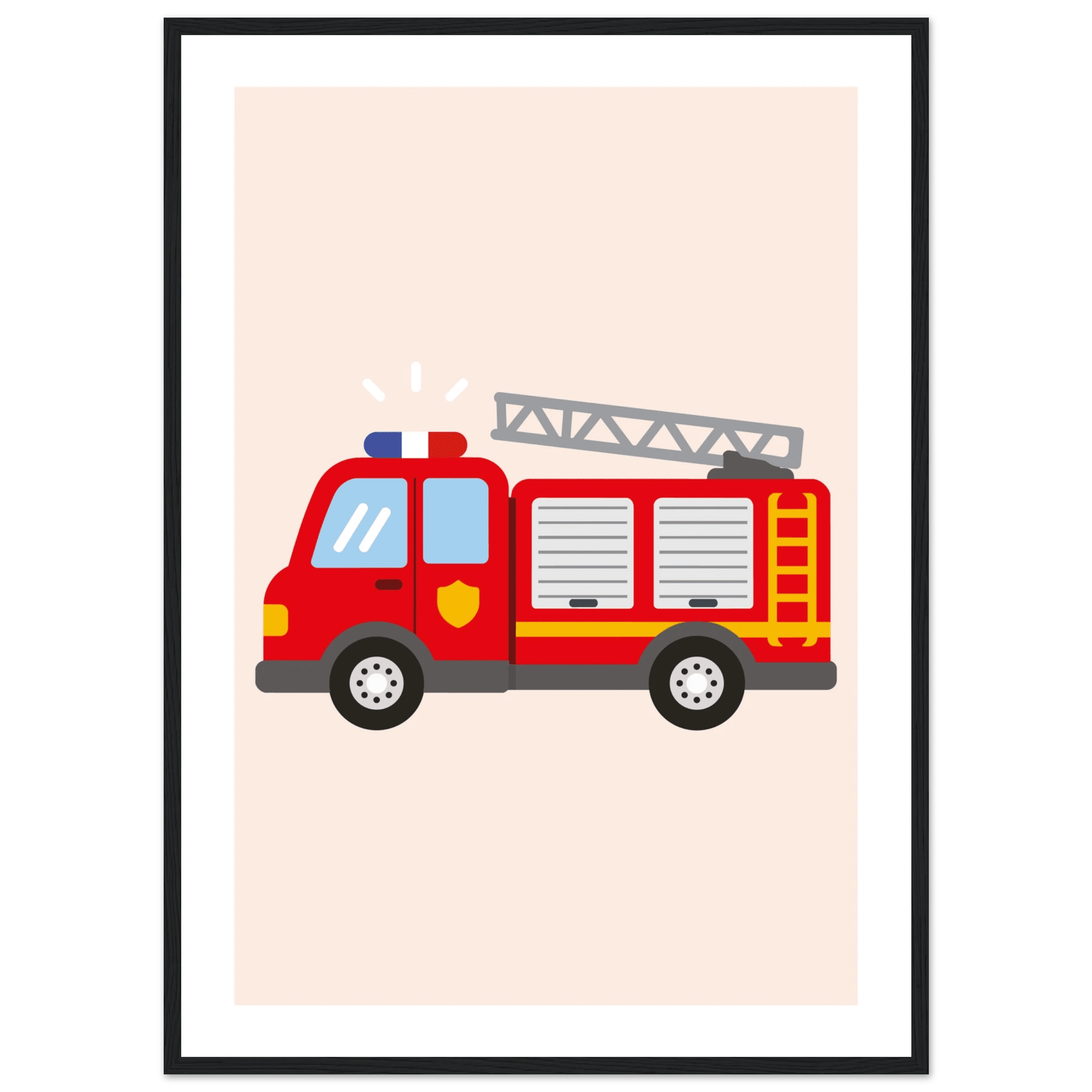 Brandbilsposter poster