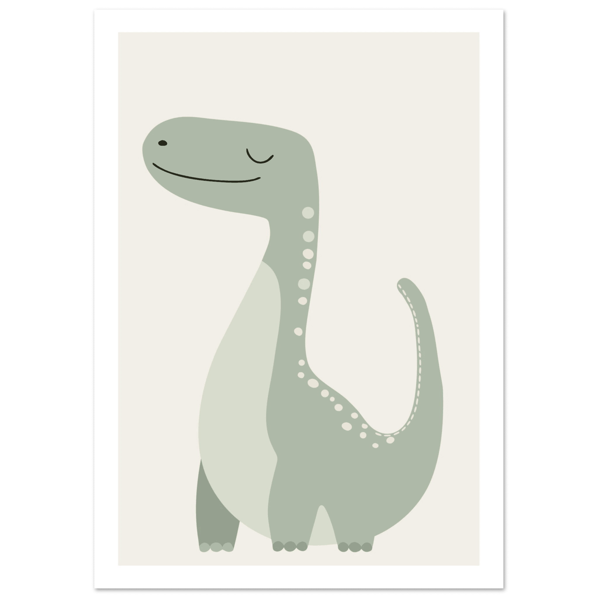 Brontosaurus dinosaurieposter poster