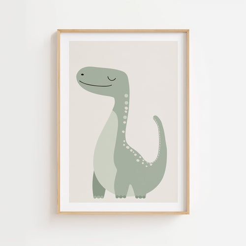 Brontosaurus dinosaurieposter poster