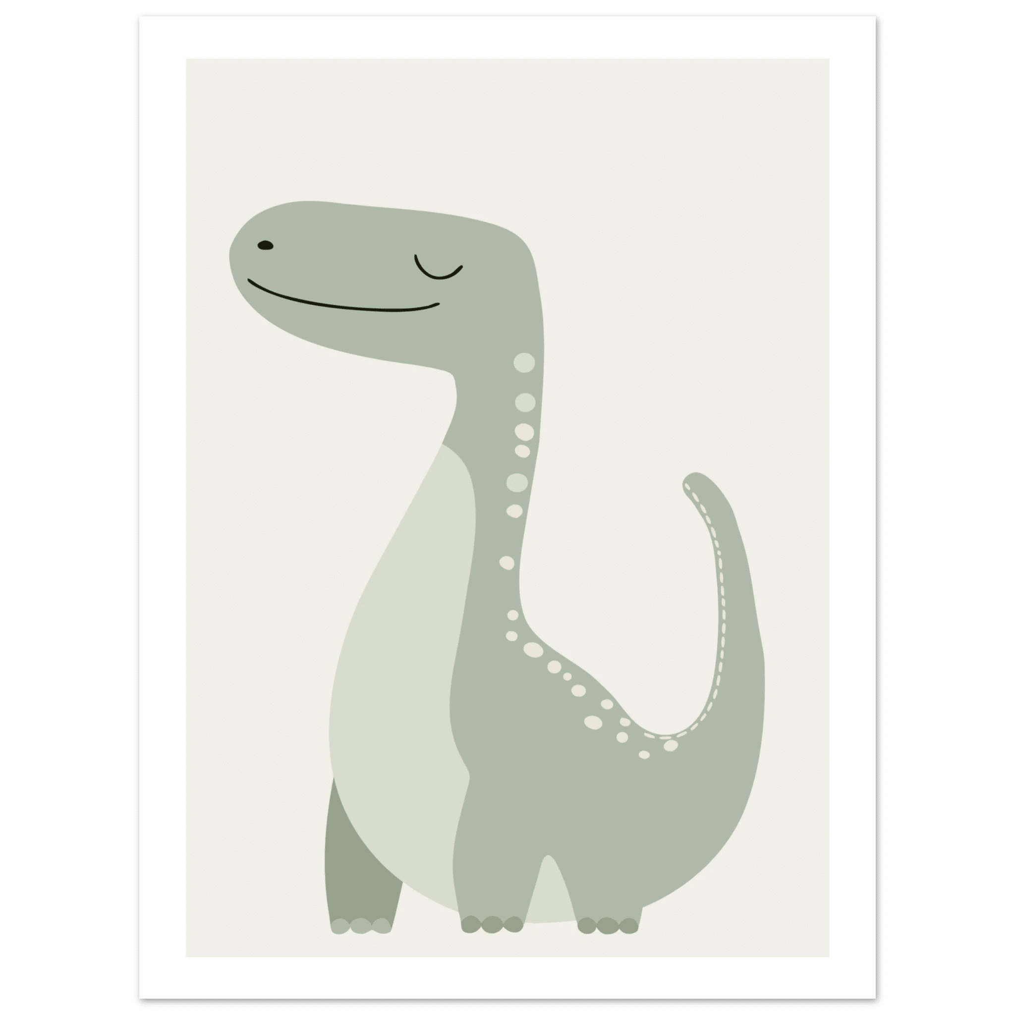 Brontosaurus dinosaurieposter poster