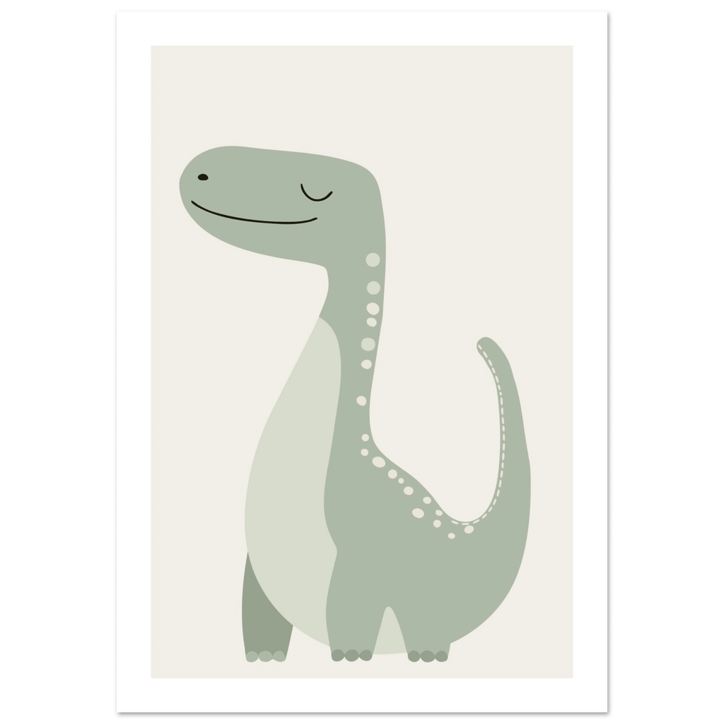 Brontosaurus dinosaurieposter poster