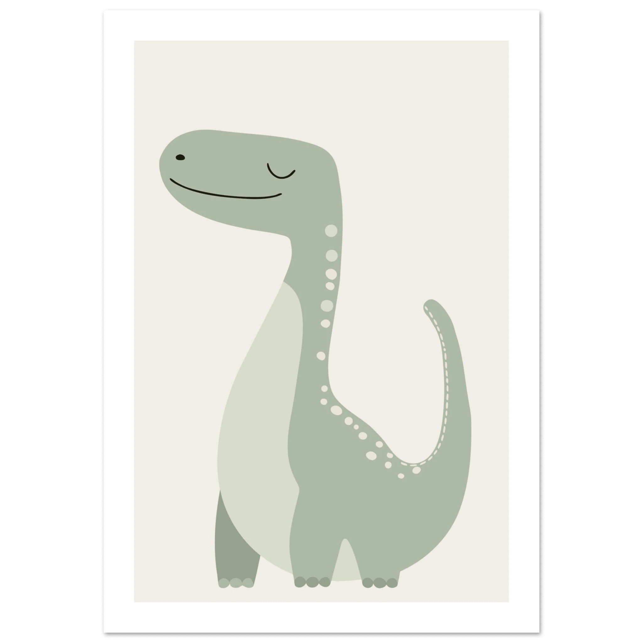 Brontosaurus dinosaurieposter poster