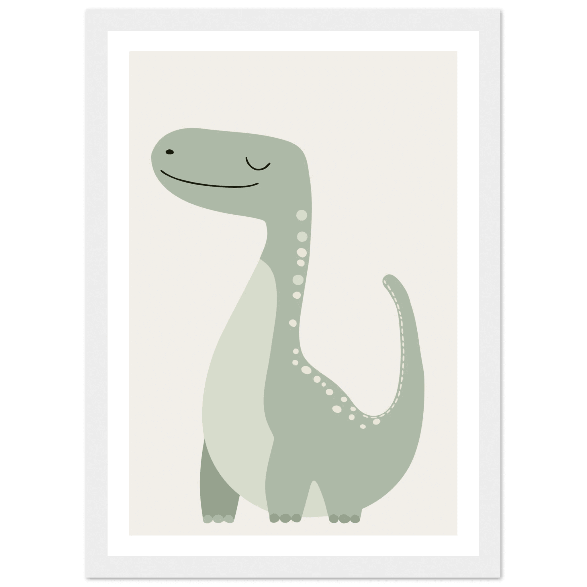 Brontosaurus dinosaurieposter poster