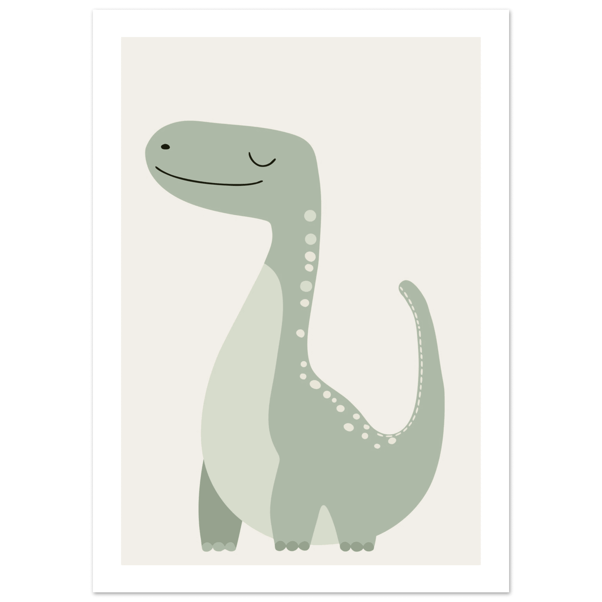 Brontosaurus dinosaurieposter poster
