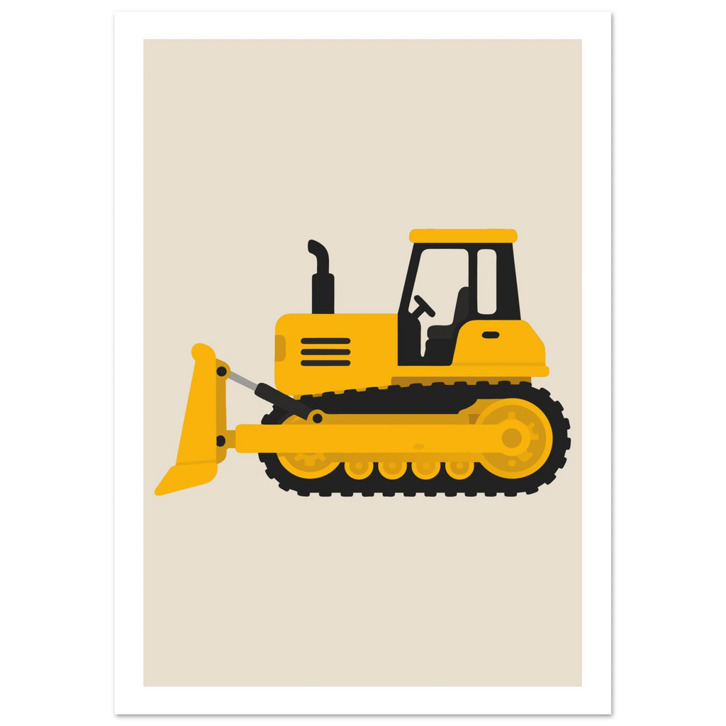 Bulldozer poster poster