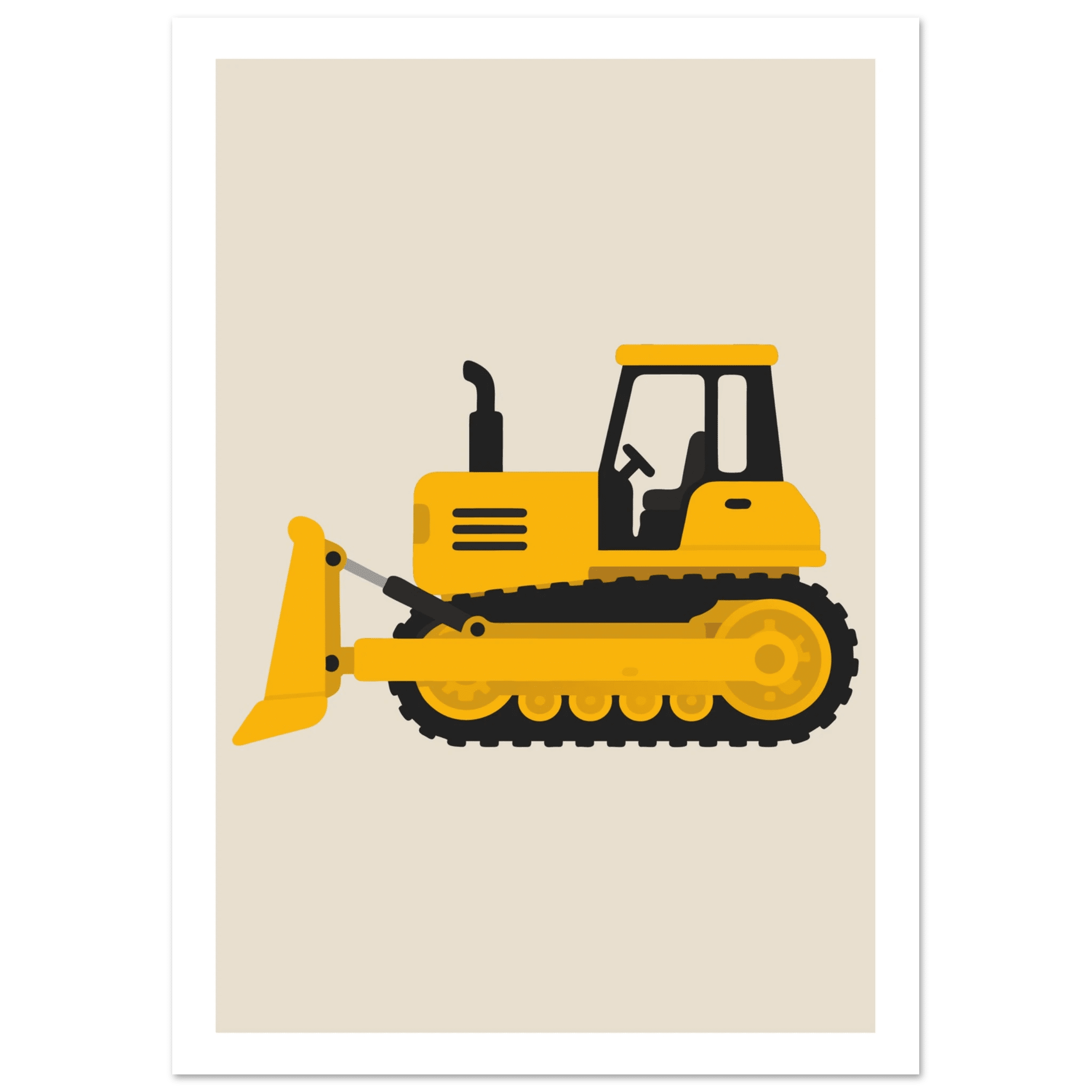 Bulldozer poster poster