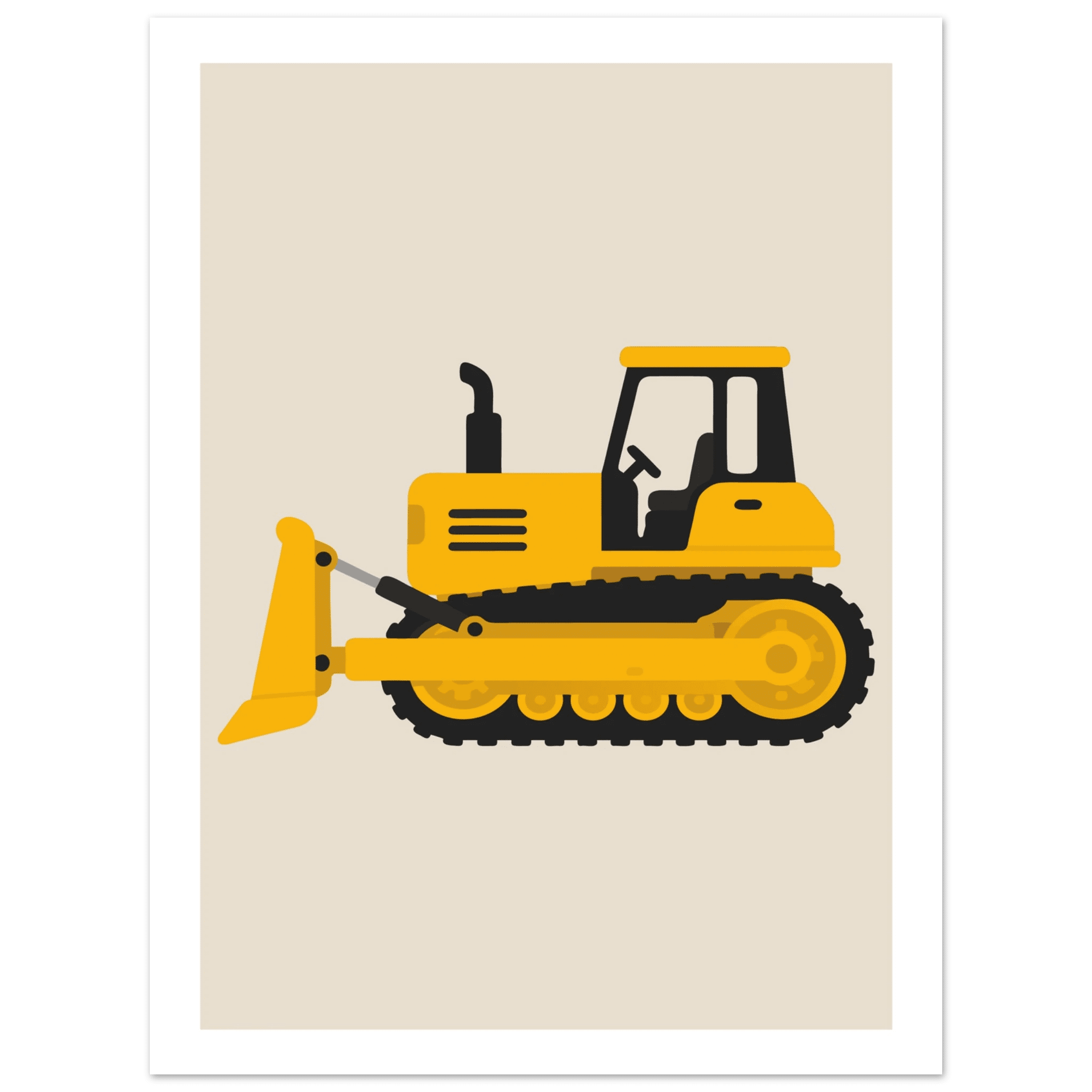 Bulldozer poster poster