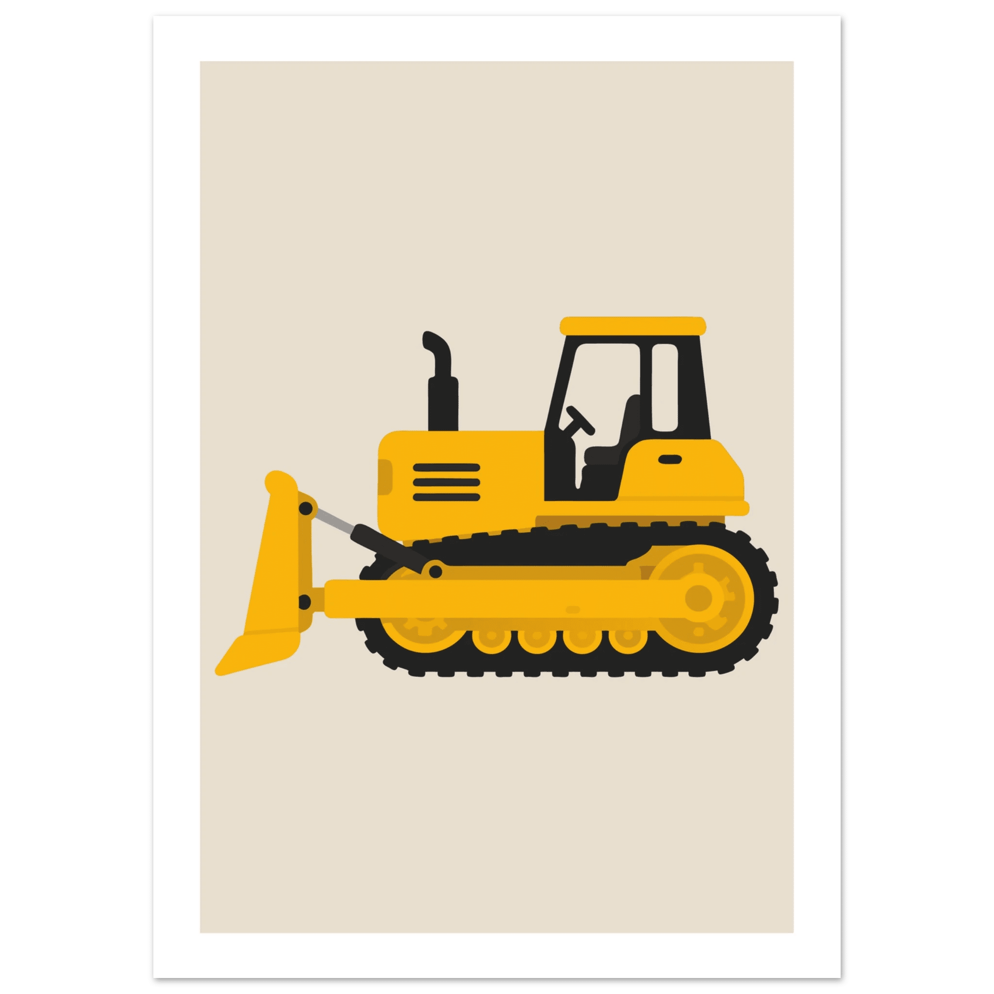 Bulldozer poster poster