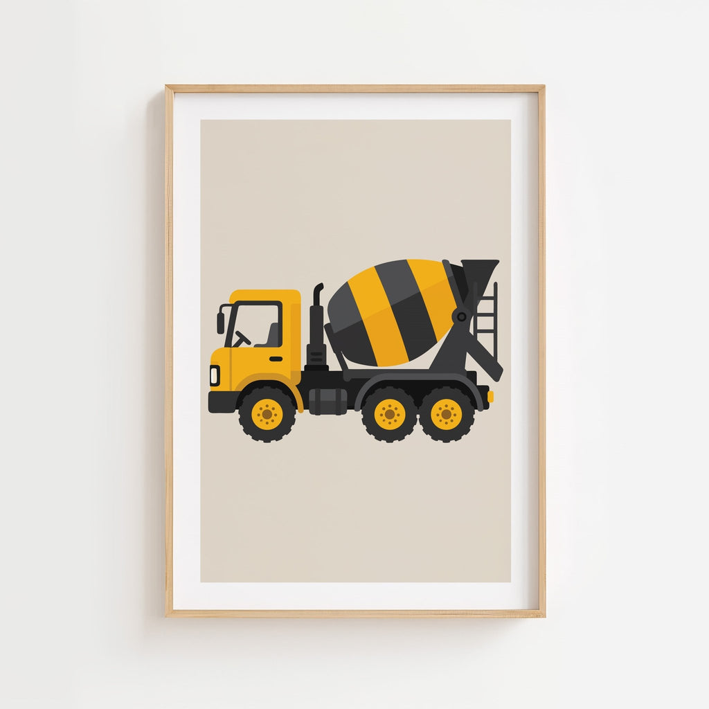 Cementbil poster poster