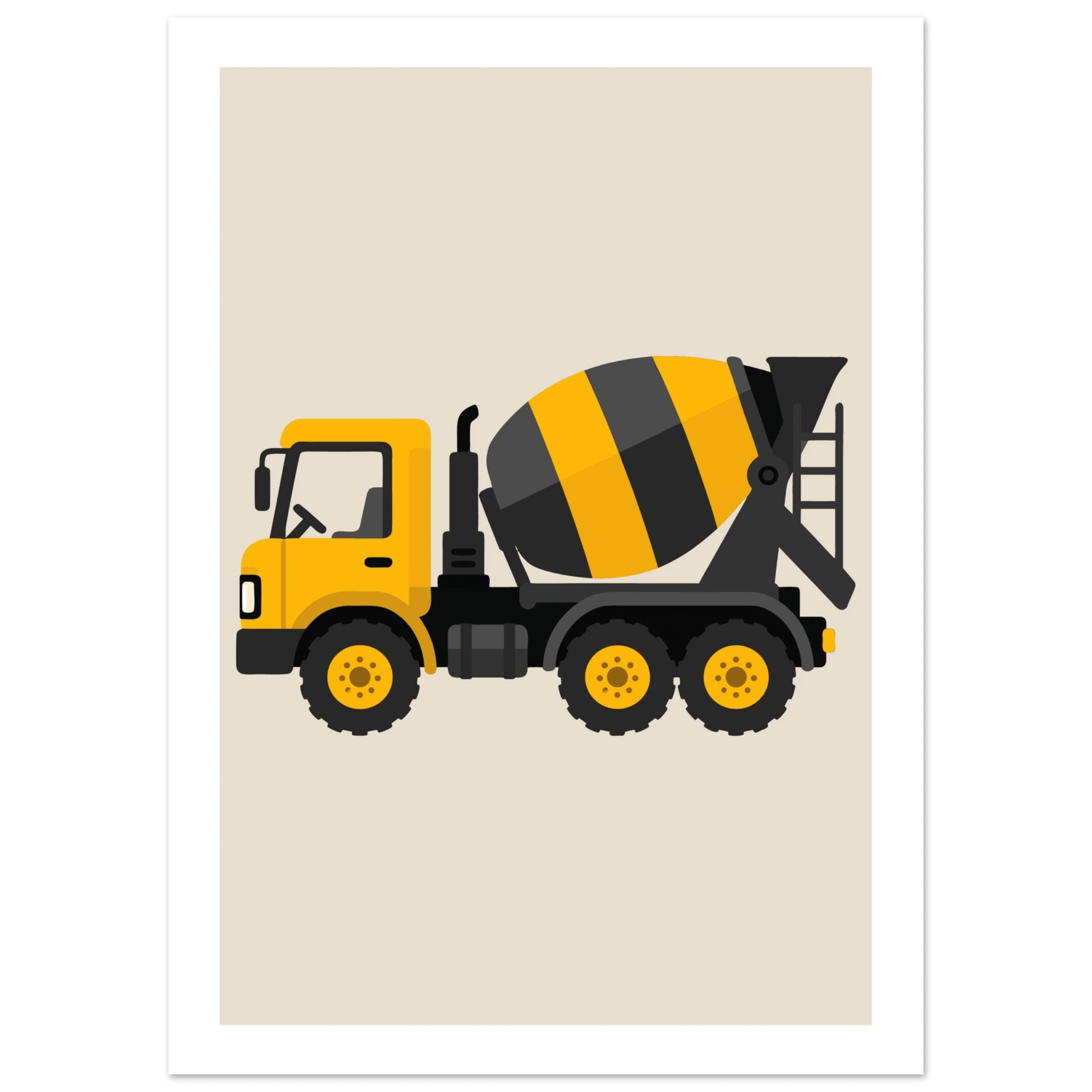 Cementbil poster poster