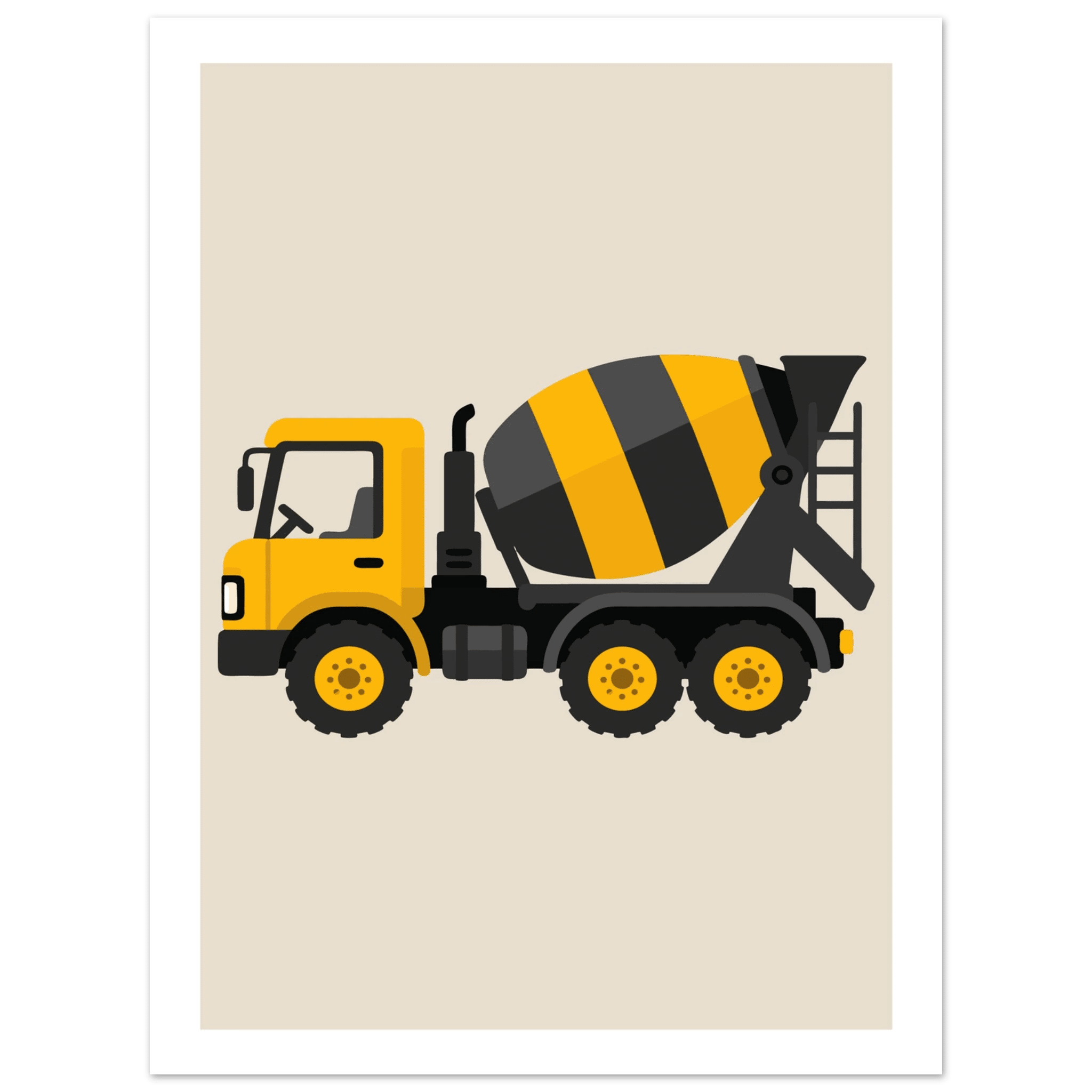 Cementbil poster poster