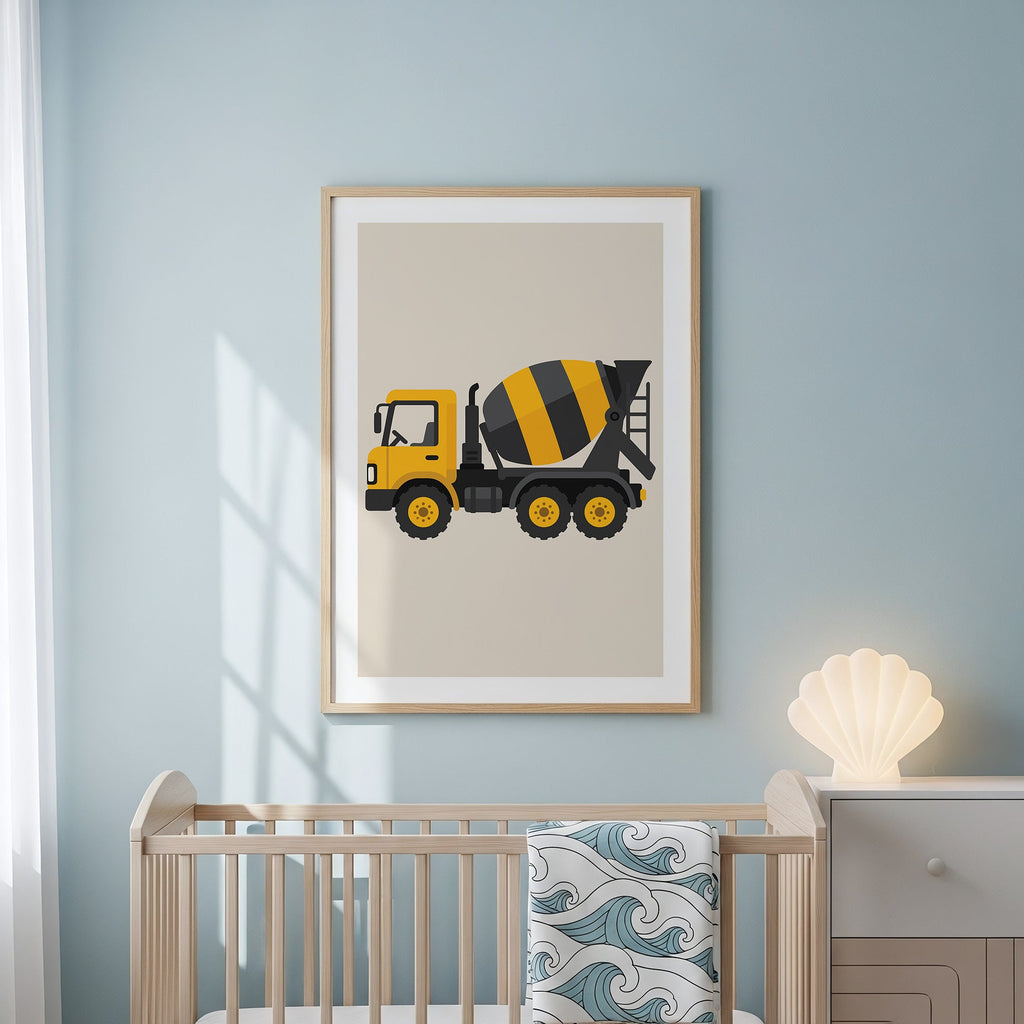 Cementbil poster poster