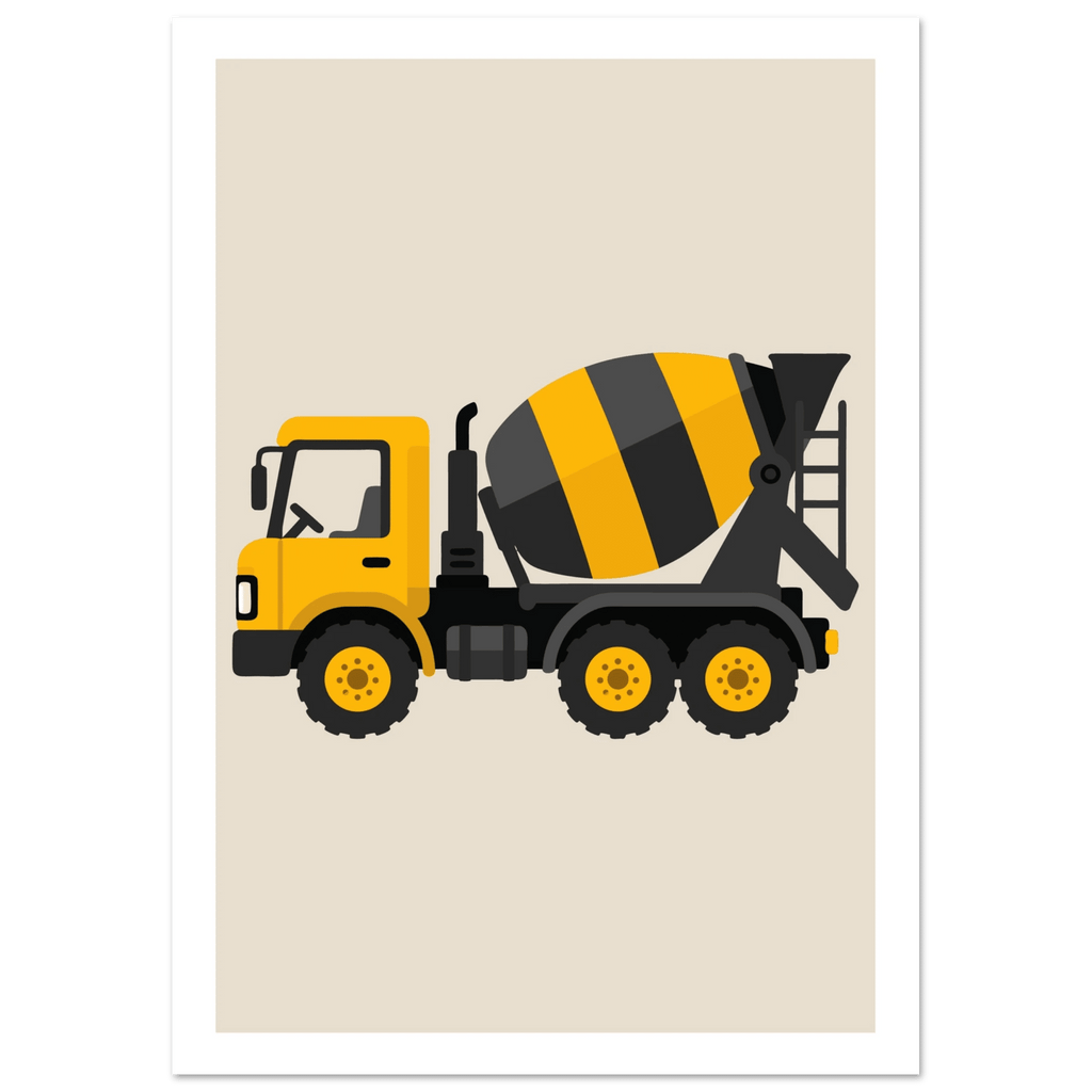 Cementbil poster poster