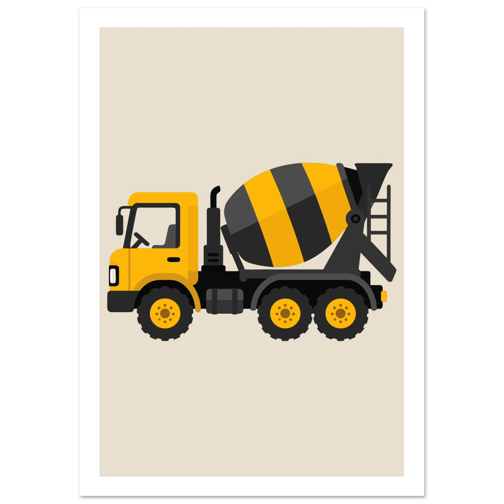 Cementbil poster poster