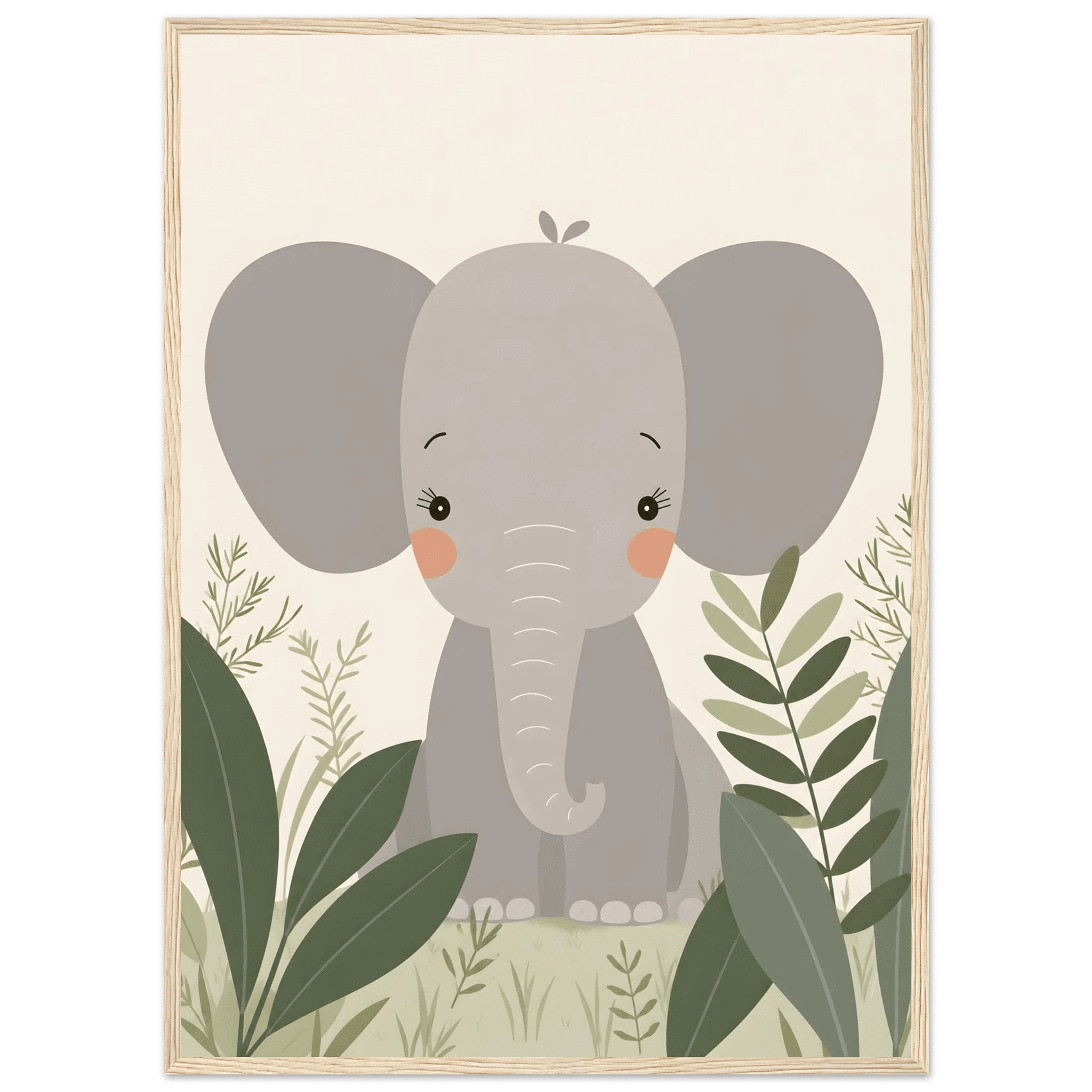 Elefant i djungeln poster poster