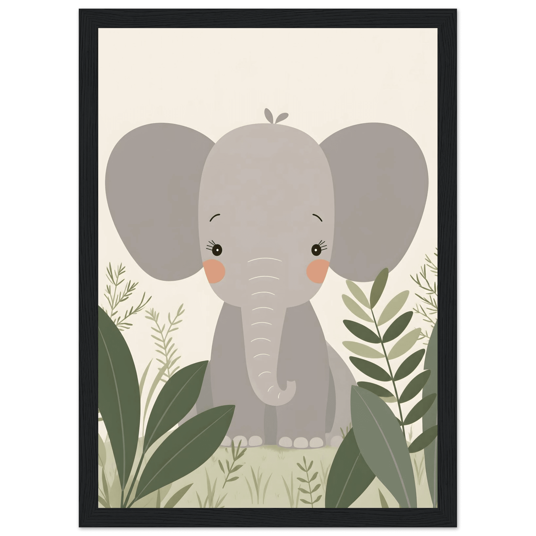 Elefant i djungeln poster poster