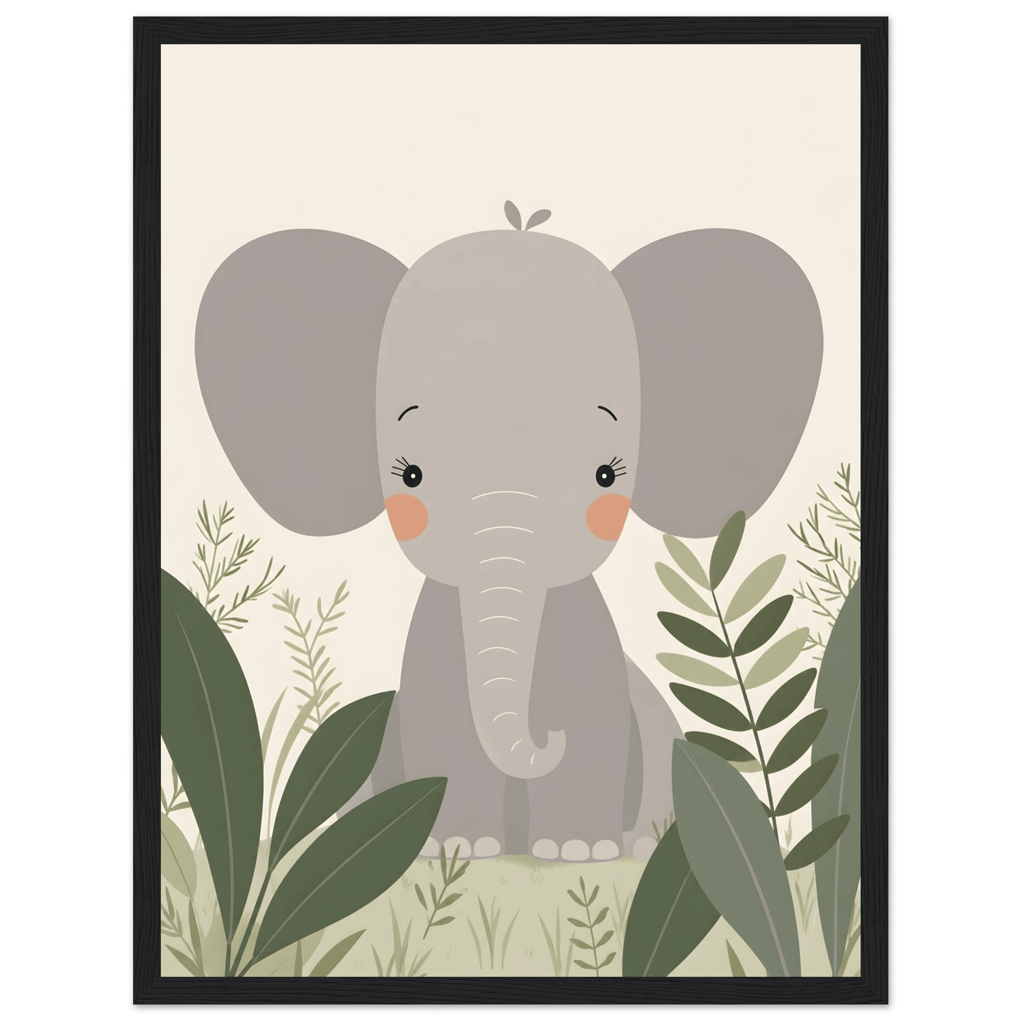 Elefant i djungeln poster poster