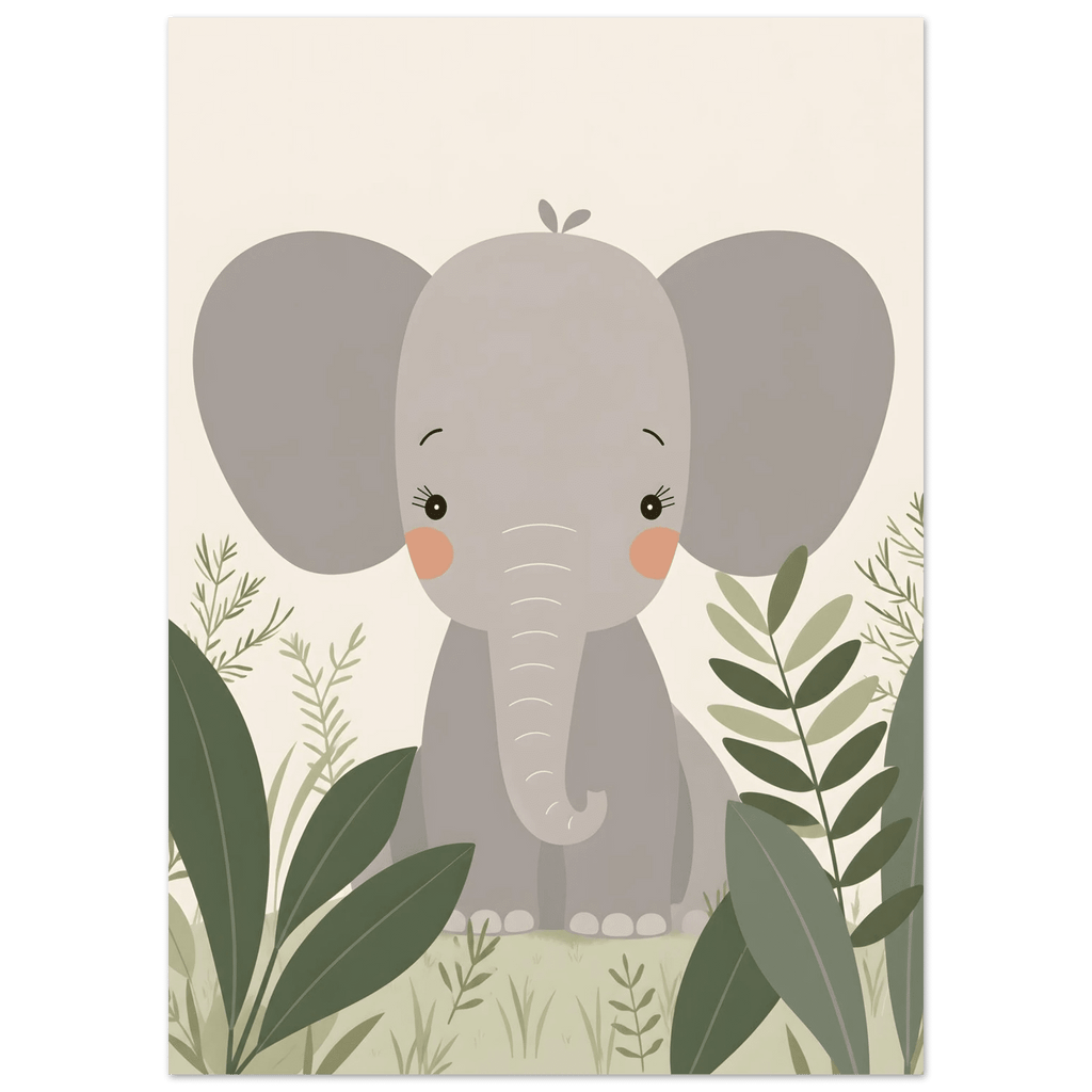 Elefant i djungeln poster poster