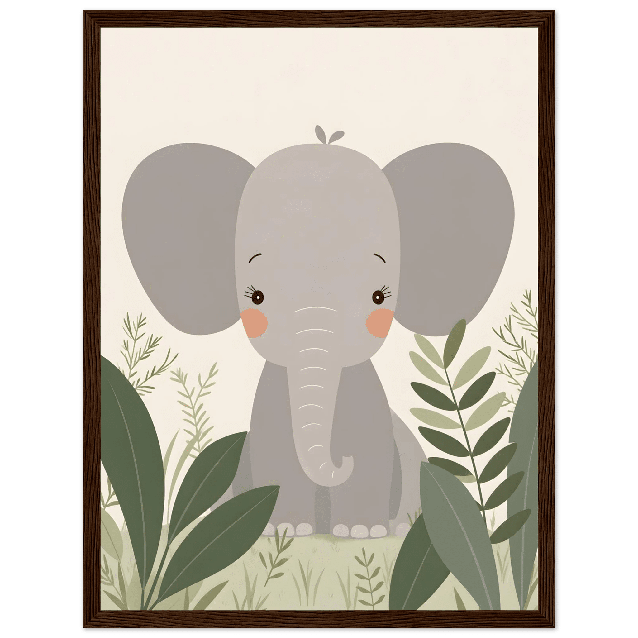 Elefant i djungeln poster poster
