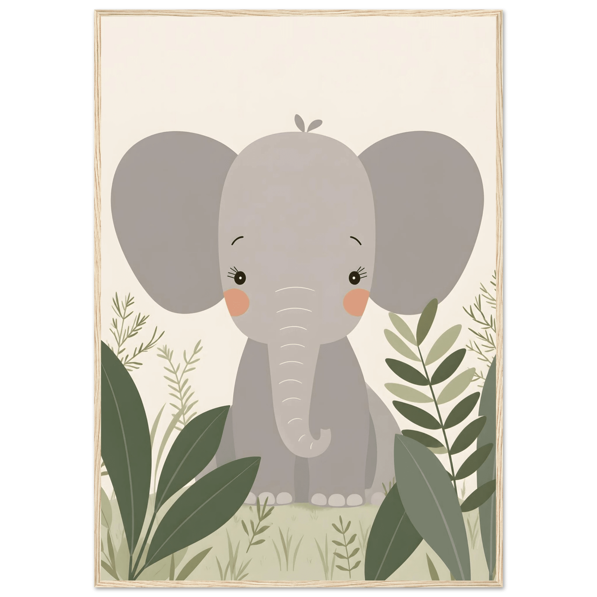 Elefant i djungeln poster poster