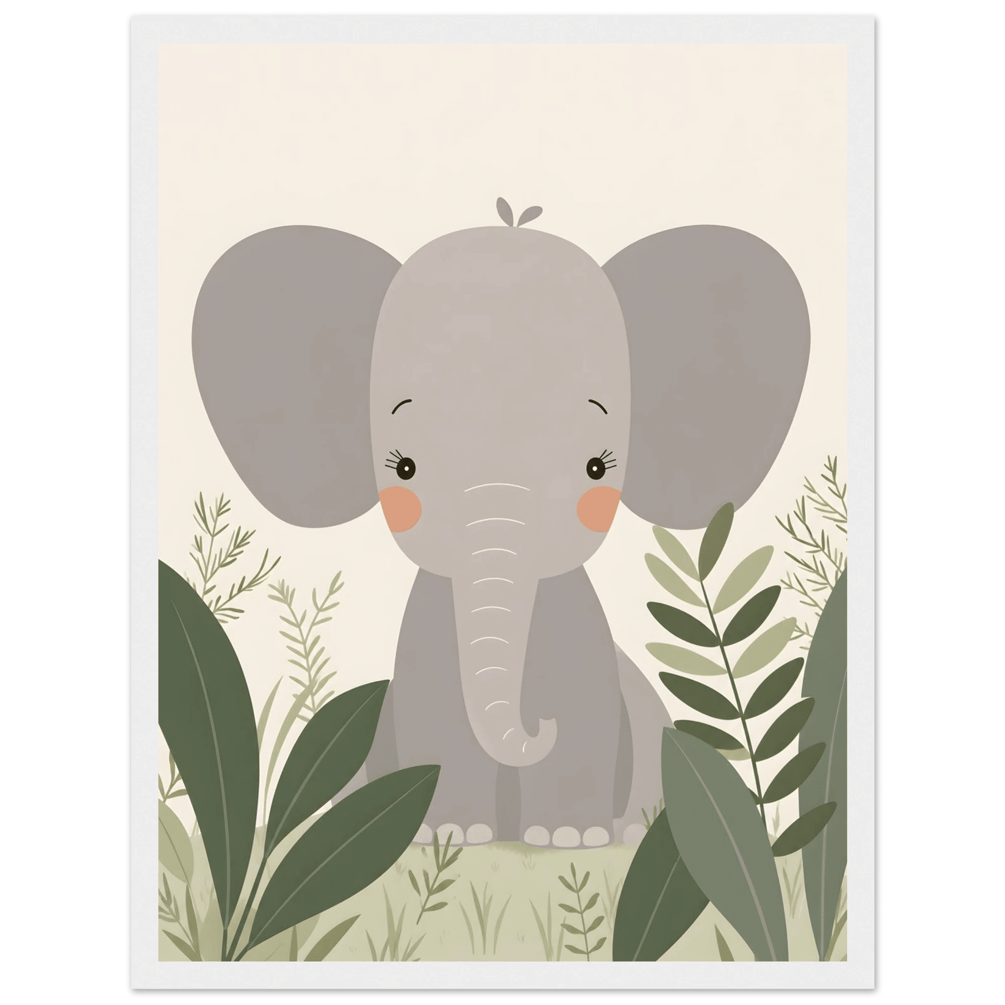 Elefant i djungeln poster poster