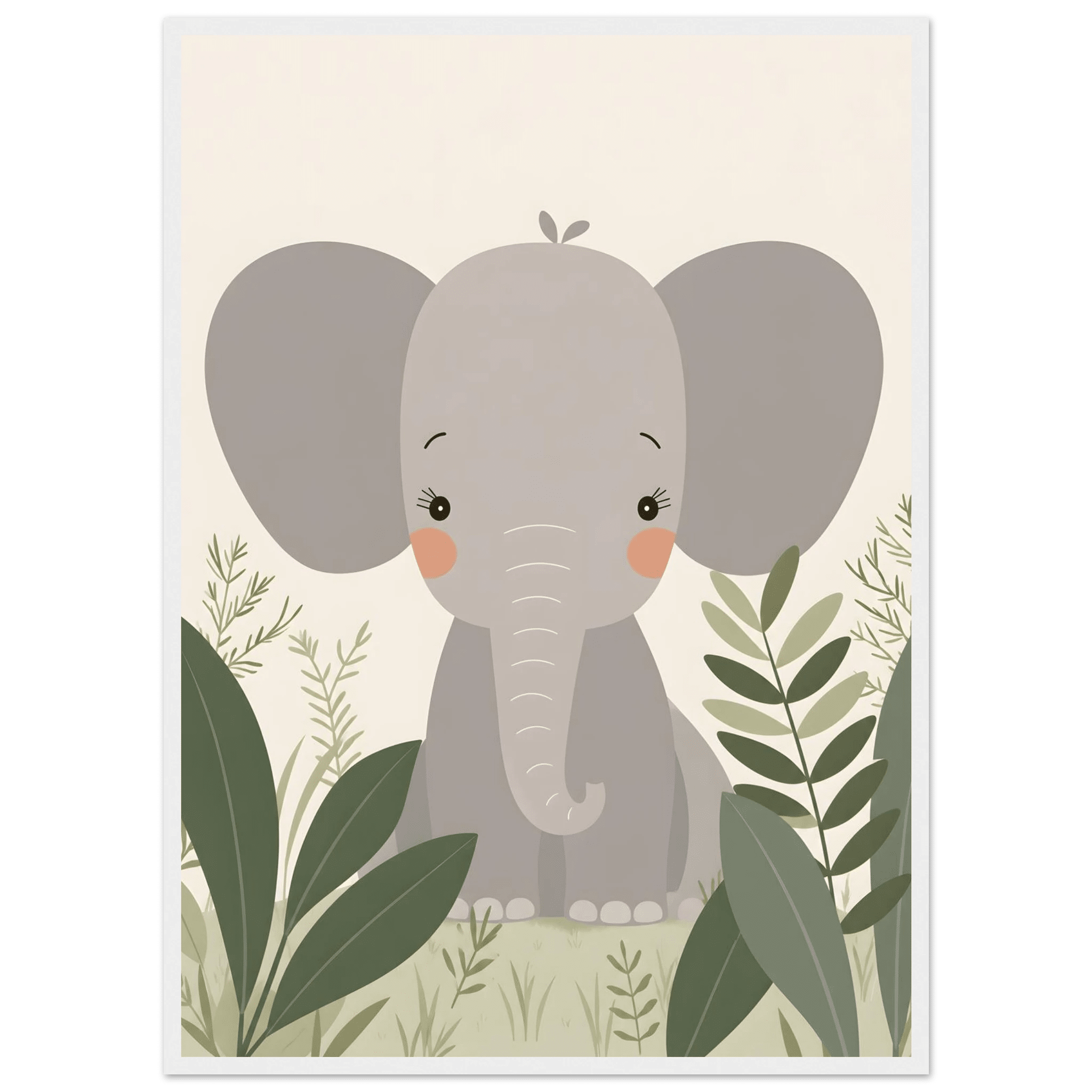 Elefant i djungeln poster poster