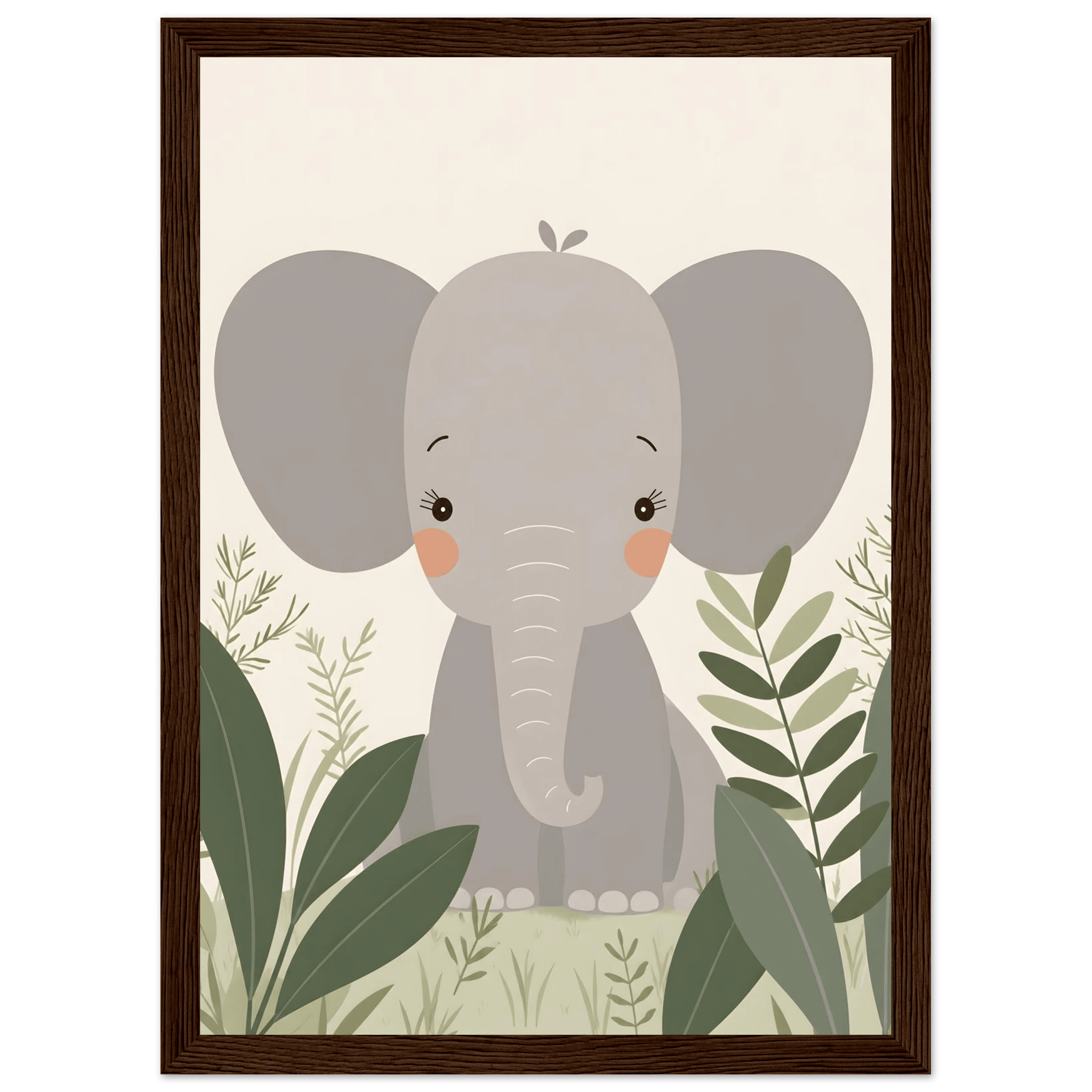 Elefant i djungeln poster poster