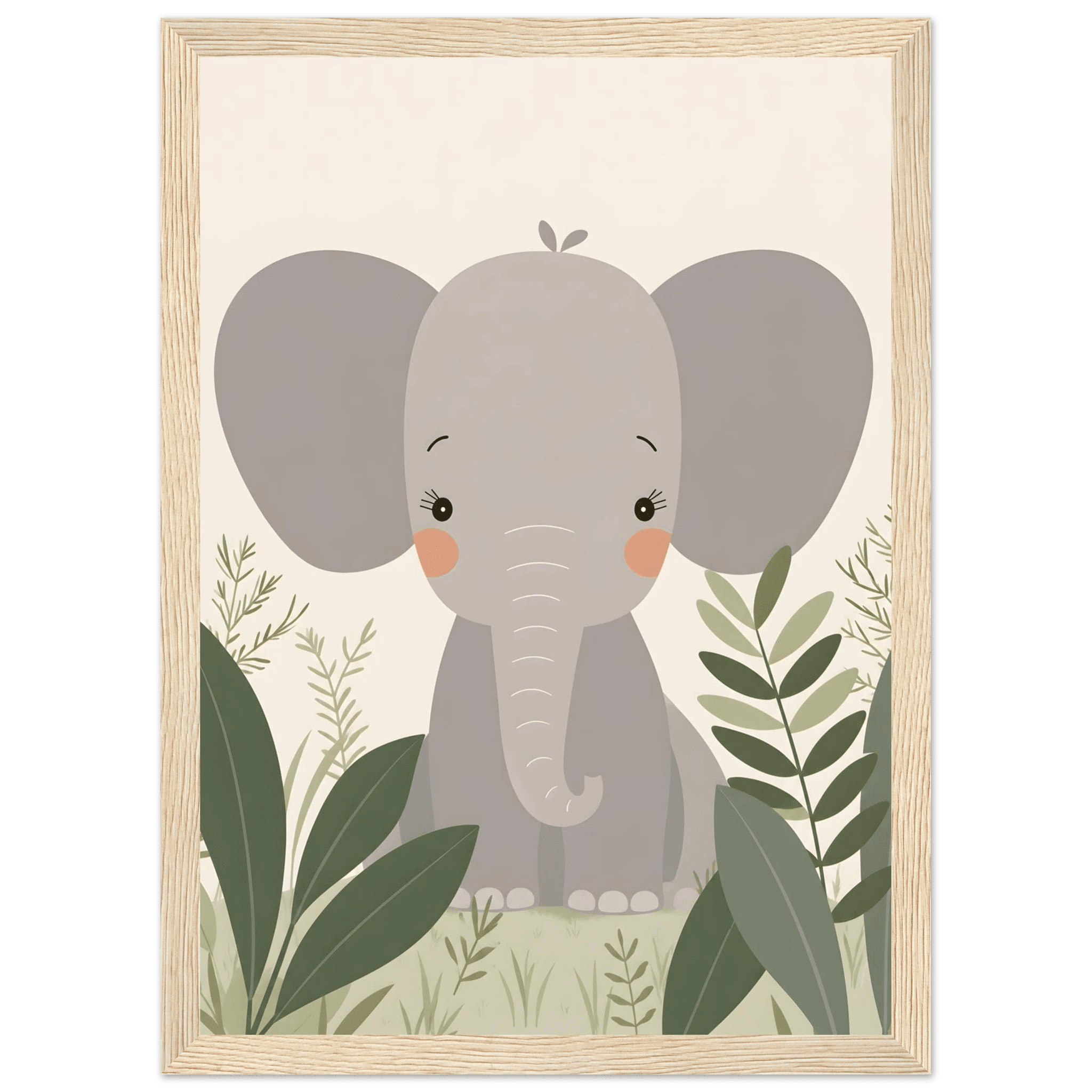 Elefant i djungeln poster poster