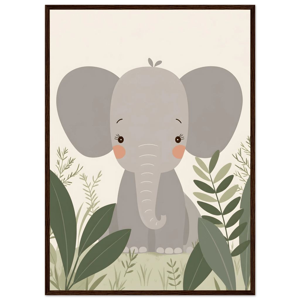 Elefant i djungeln poster poster