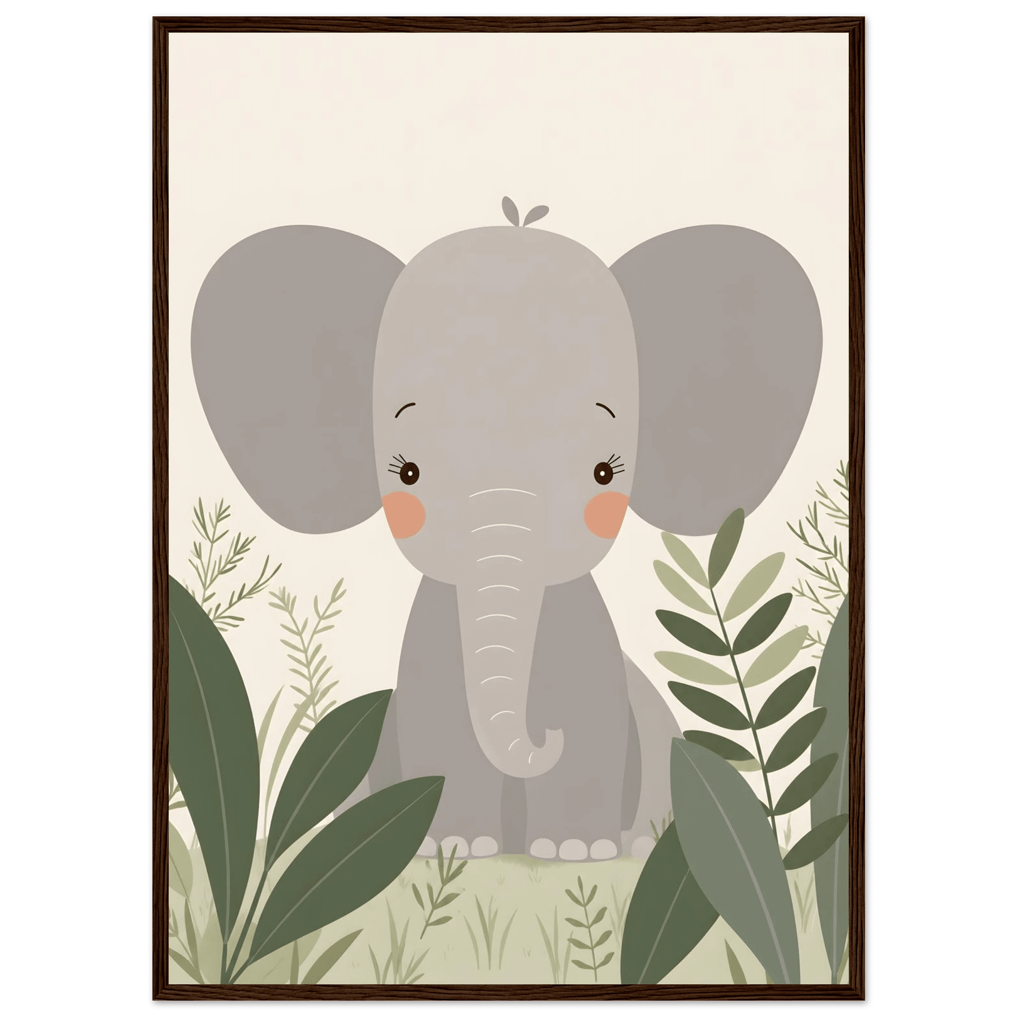 Elefant i djungeln poster poster