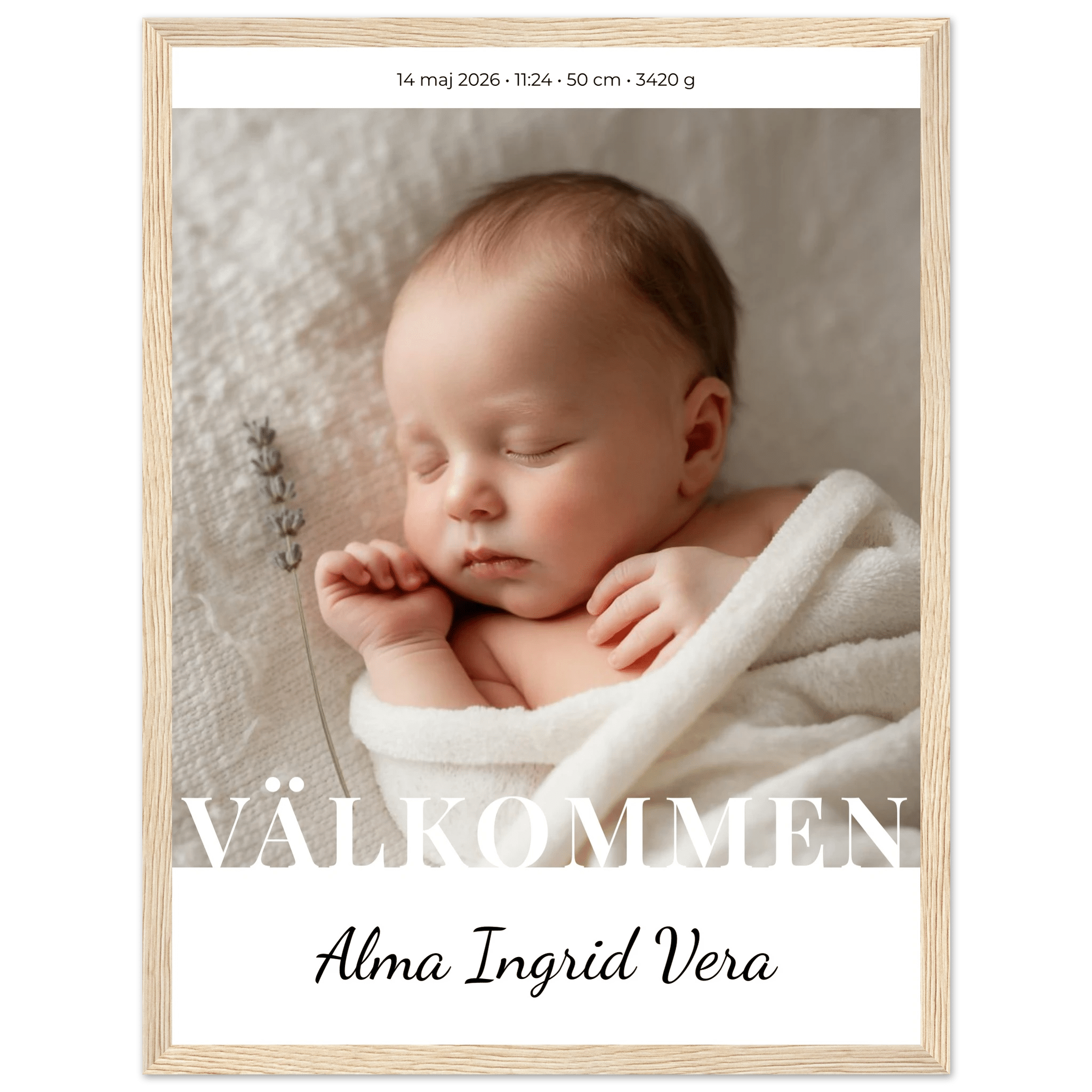 Födelseposter med namn poster