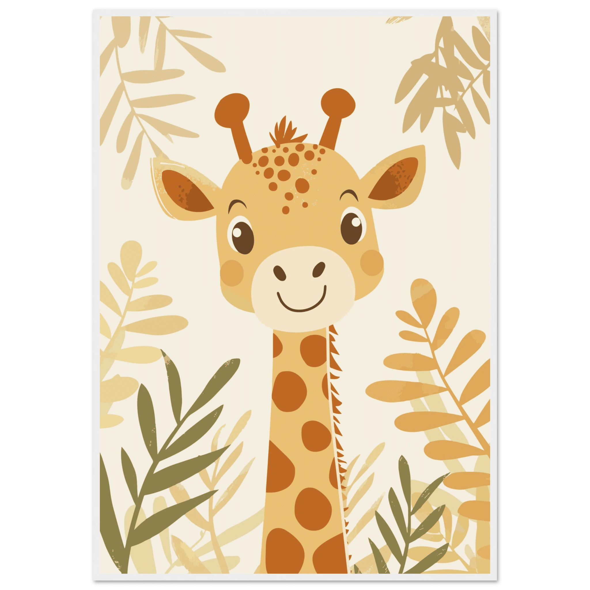 Giraffposter poster