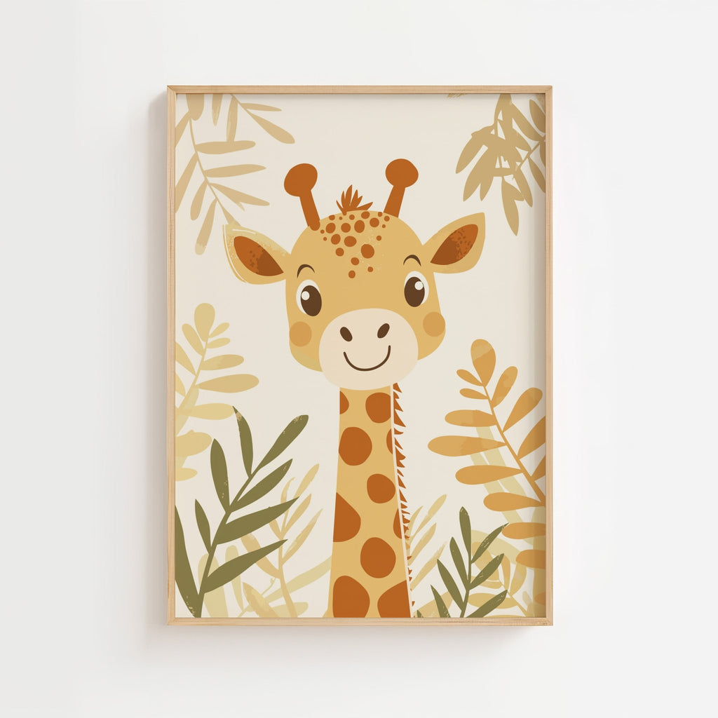 Giraffposter poster