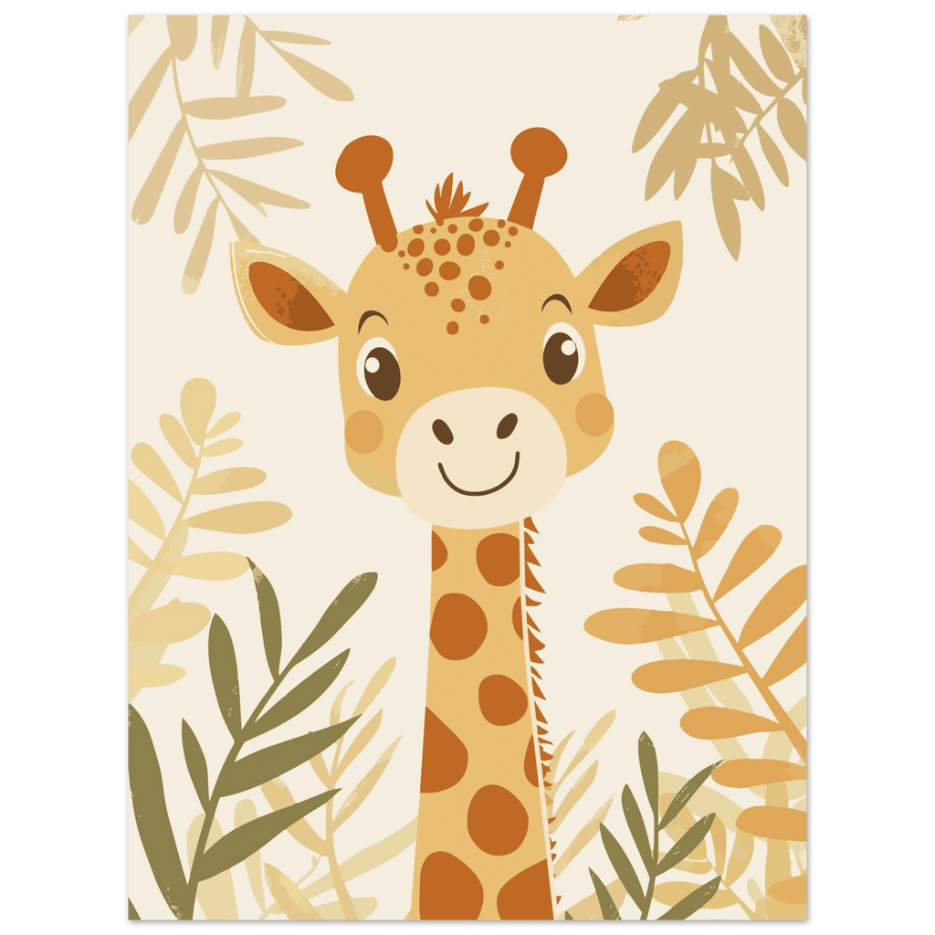 Giraffposter poster
