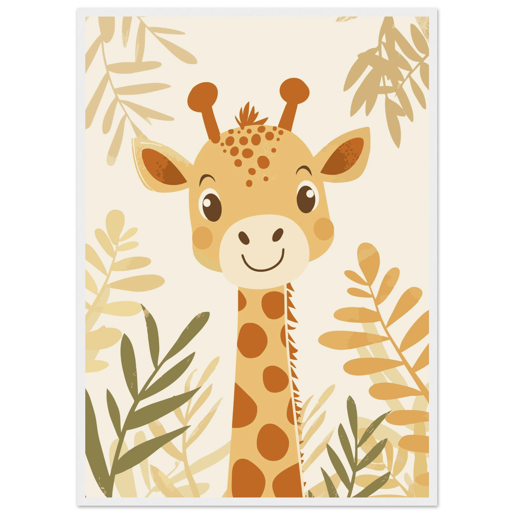 Giraffposter poster