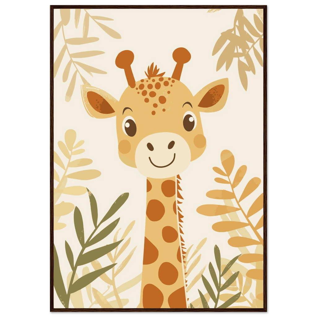 Giraffposter poster