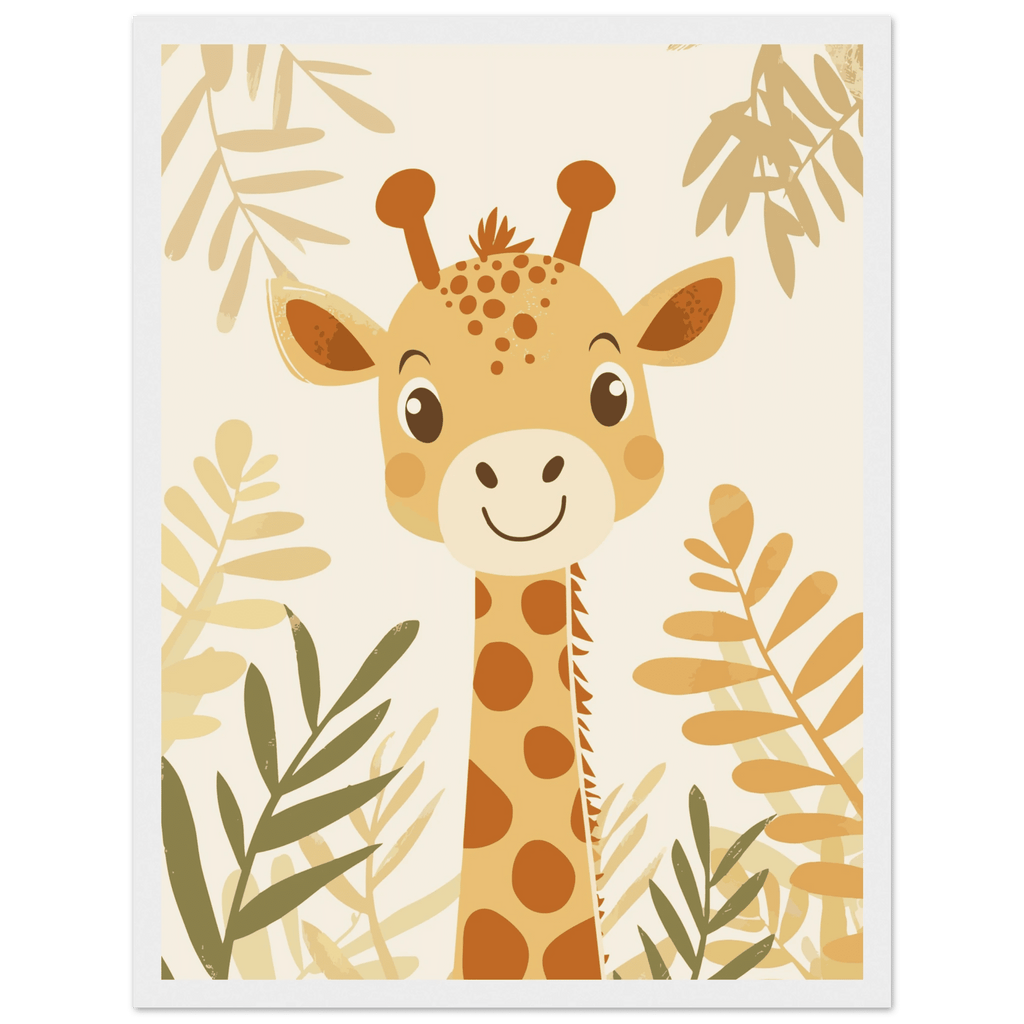 Giraffposter poster