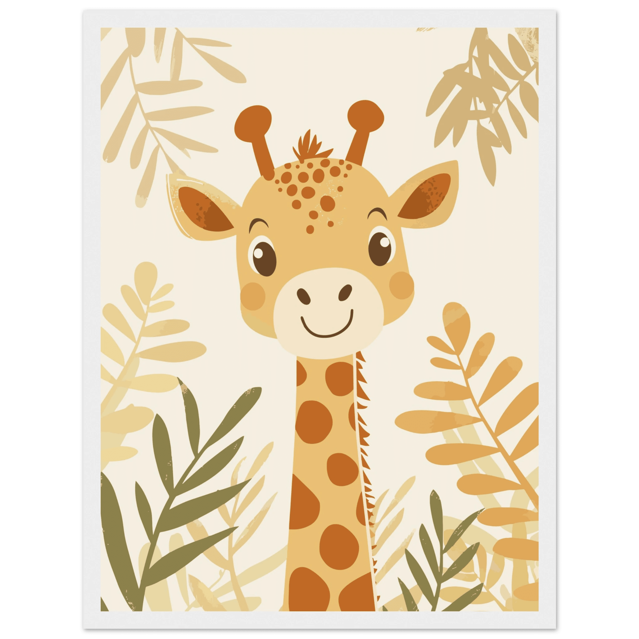 Giraffposter poster